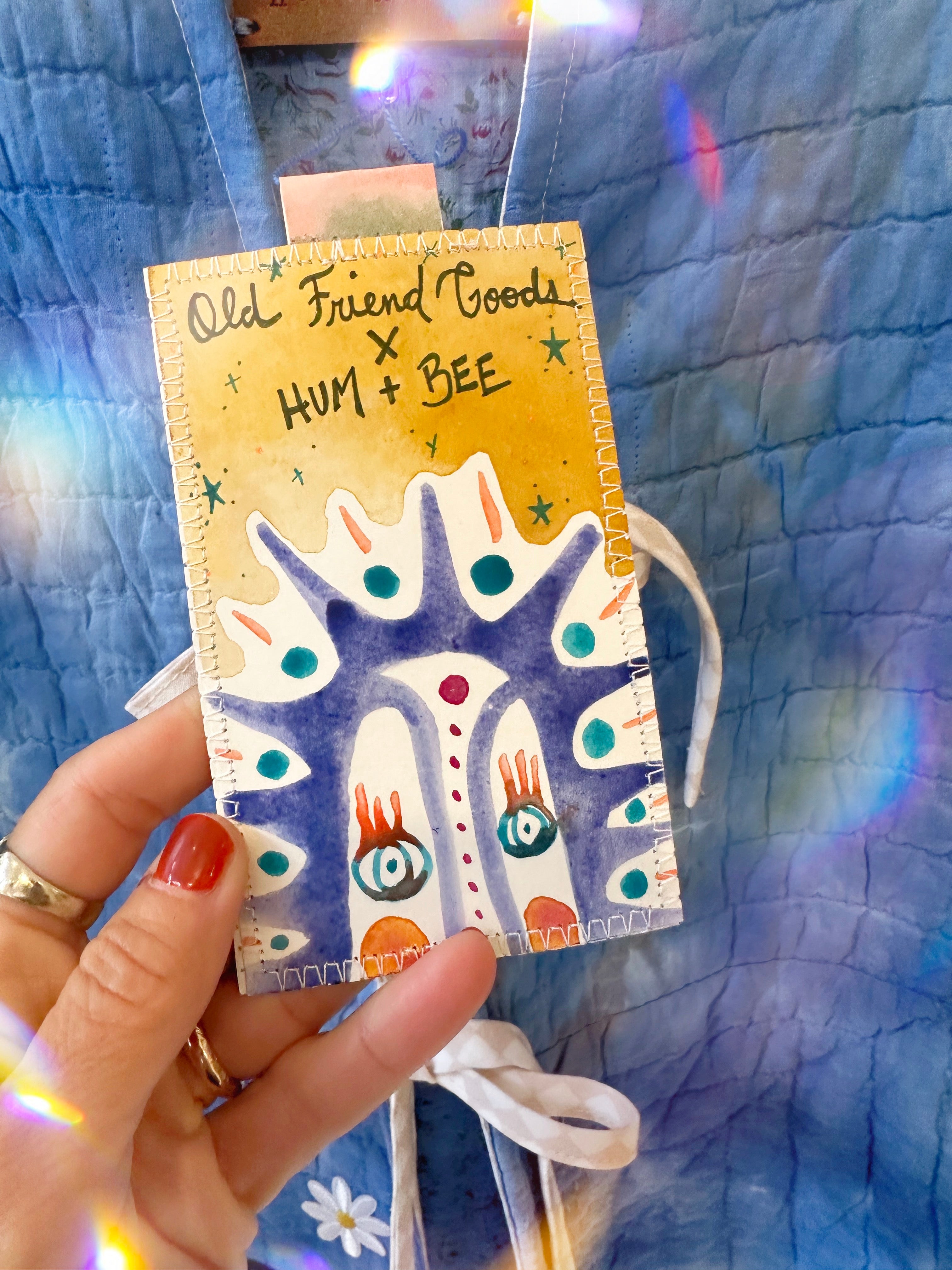 Old Friend Goods X Hum+Bee Quilted Jacket – Blue Lagoon