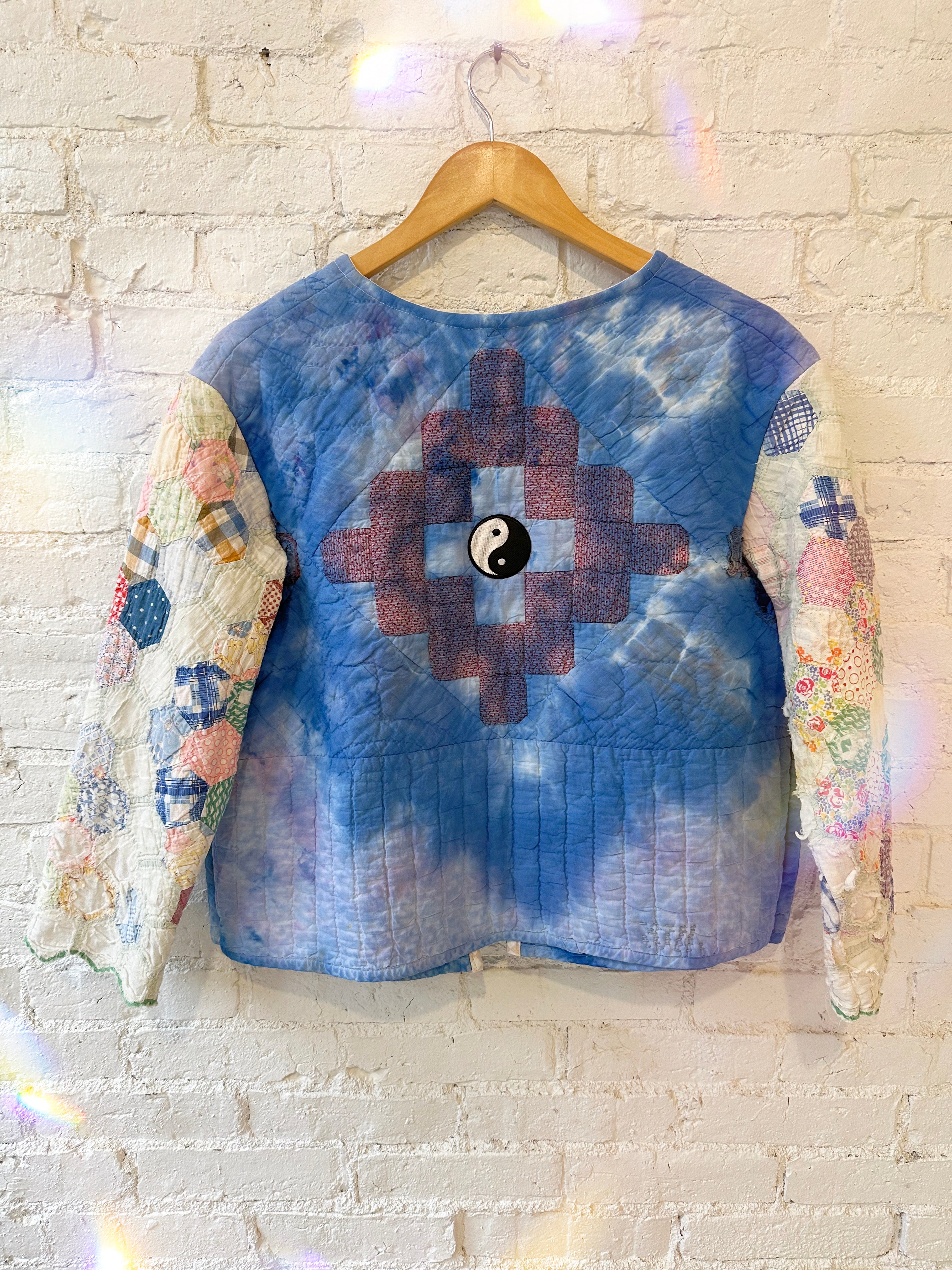 Old Friend Goods X Hum+Bee Quilted Jacket – Blue Lagoon