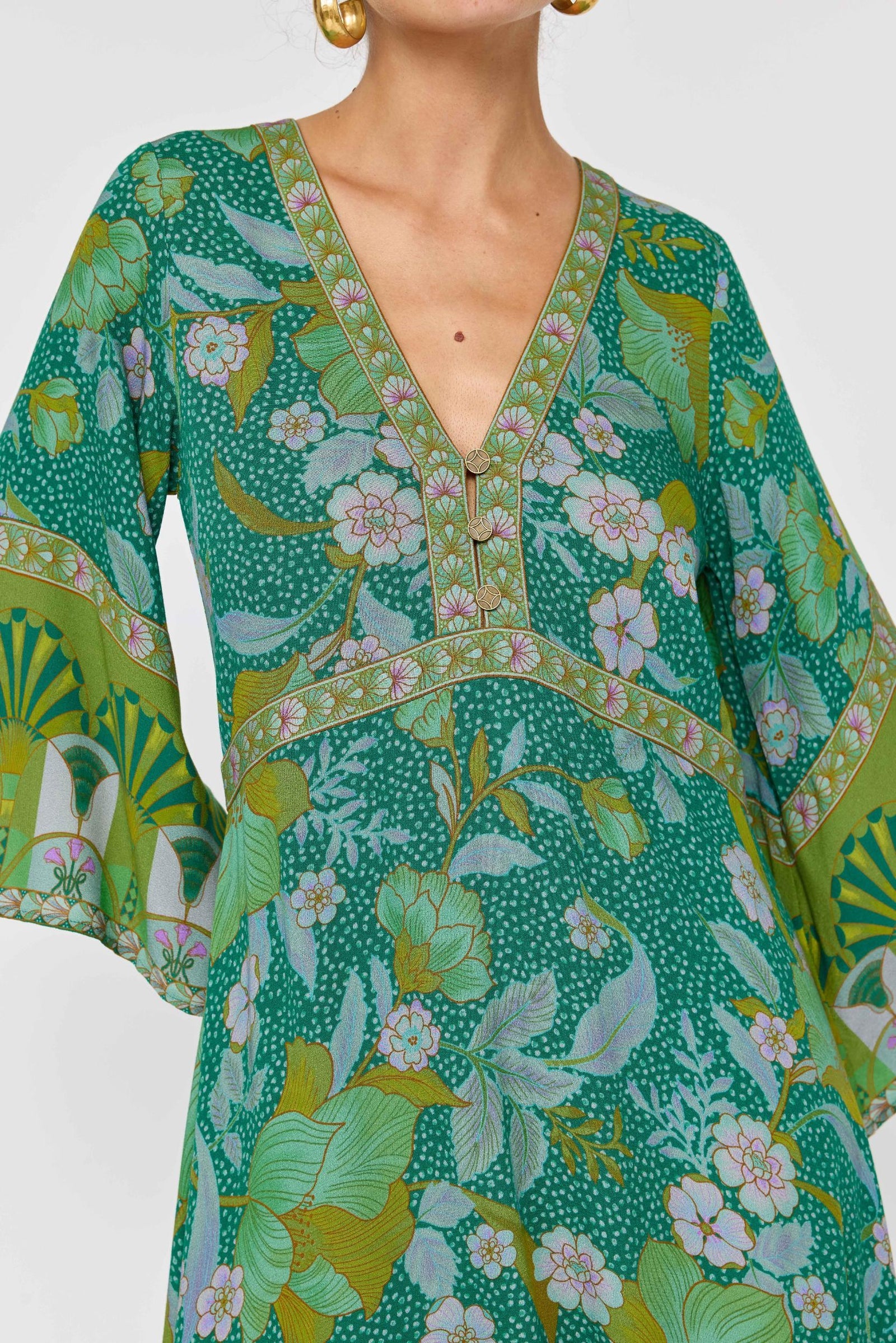 Empire Maxi Dress - Evergreen