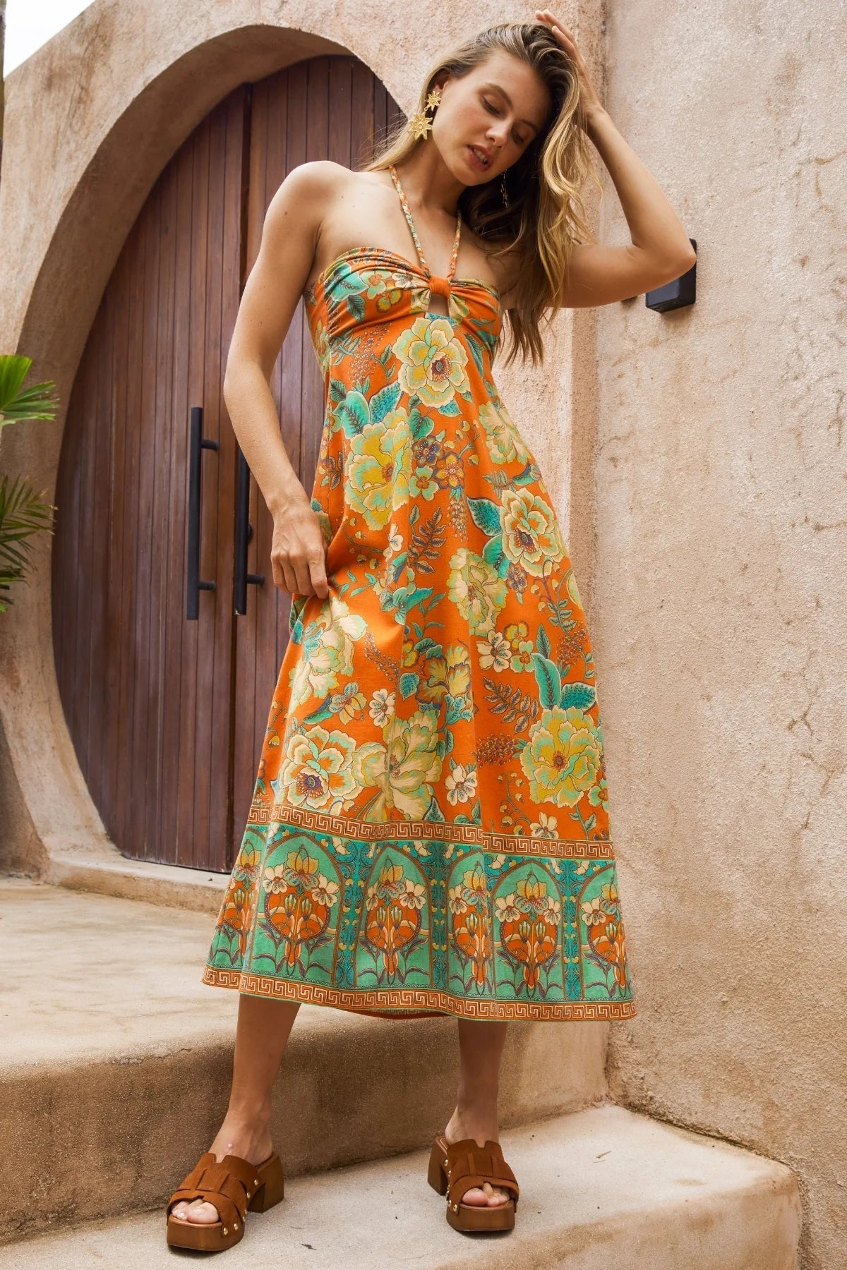 Carmen Midi Dress - Tango
