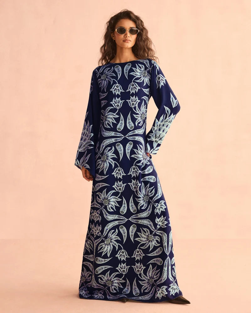 Parker Maxi Dress in Alexia Nightfall
