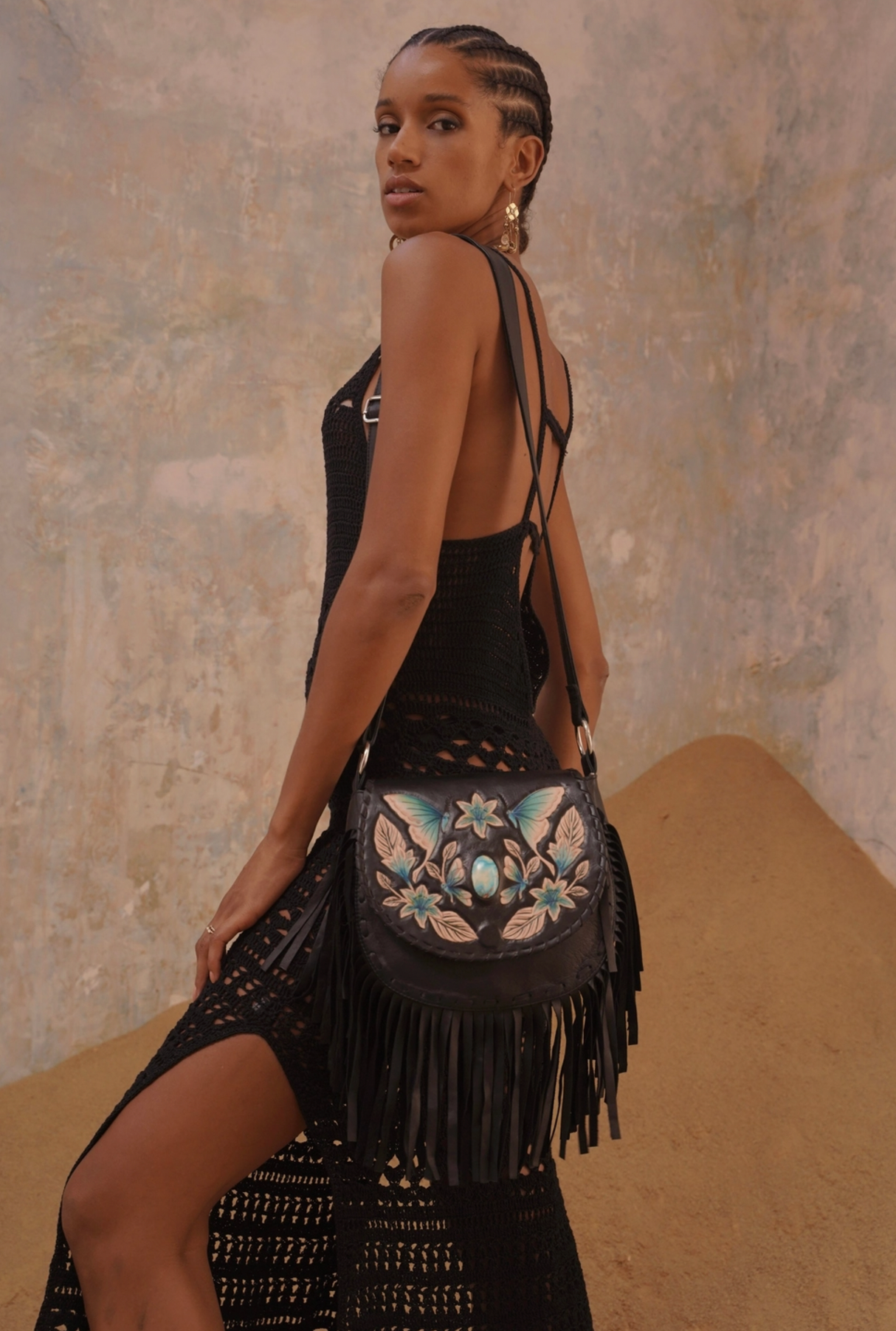 Mini Deus Luna Bag Black