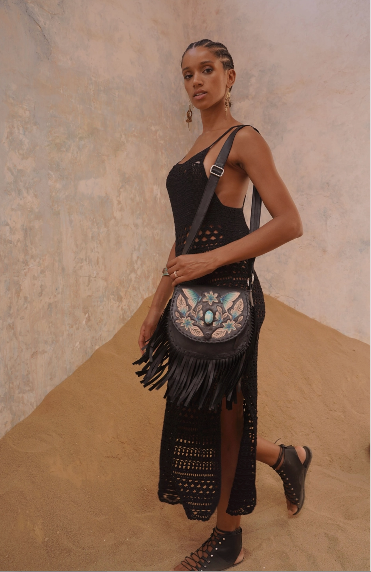 Mini Deus Luna Bag Black