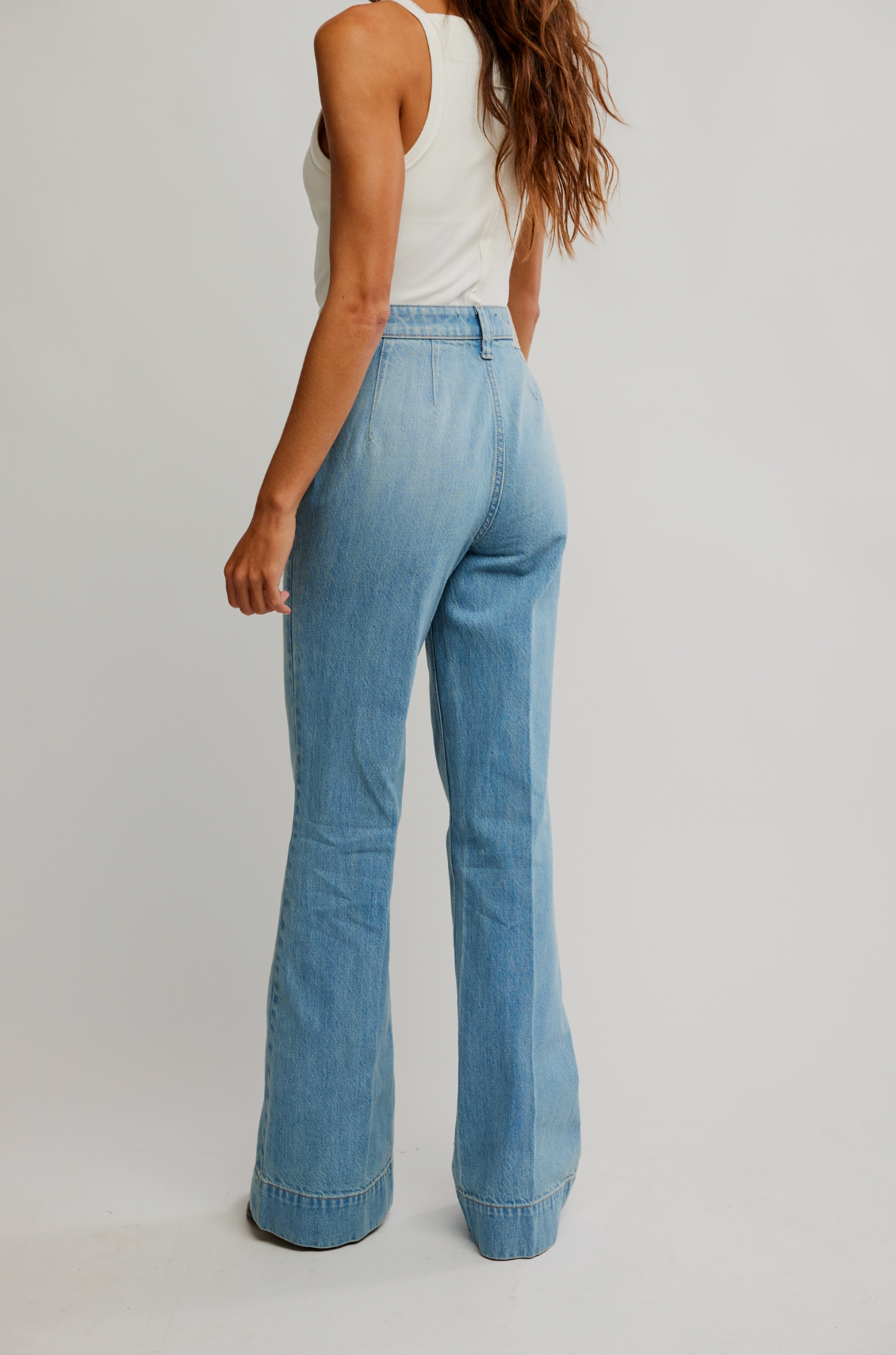 We The Free Cerine Relaxed Bootcut Jeans In Cowgirl Blues