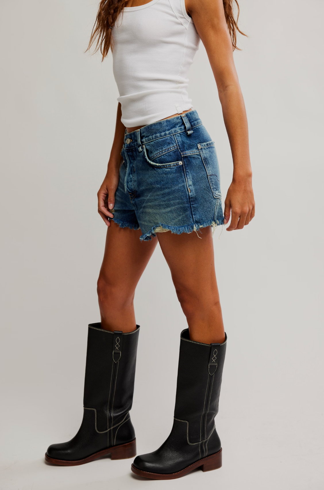 We The Free Now Or Never Denim Shorts
