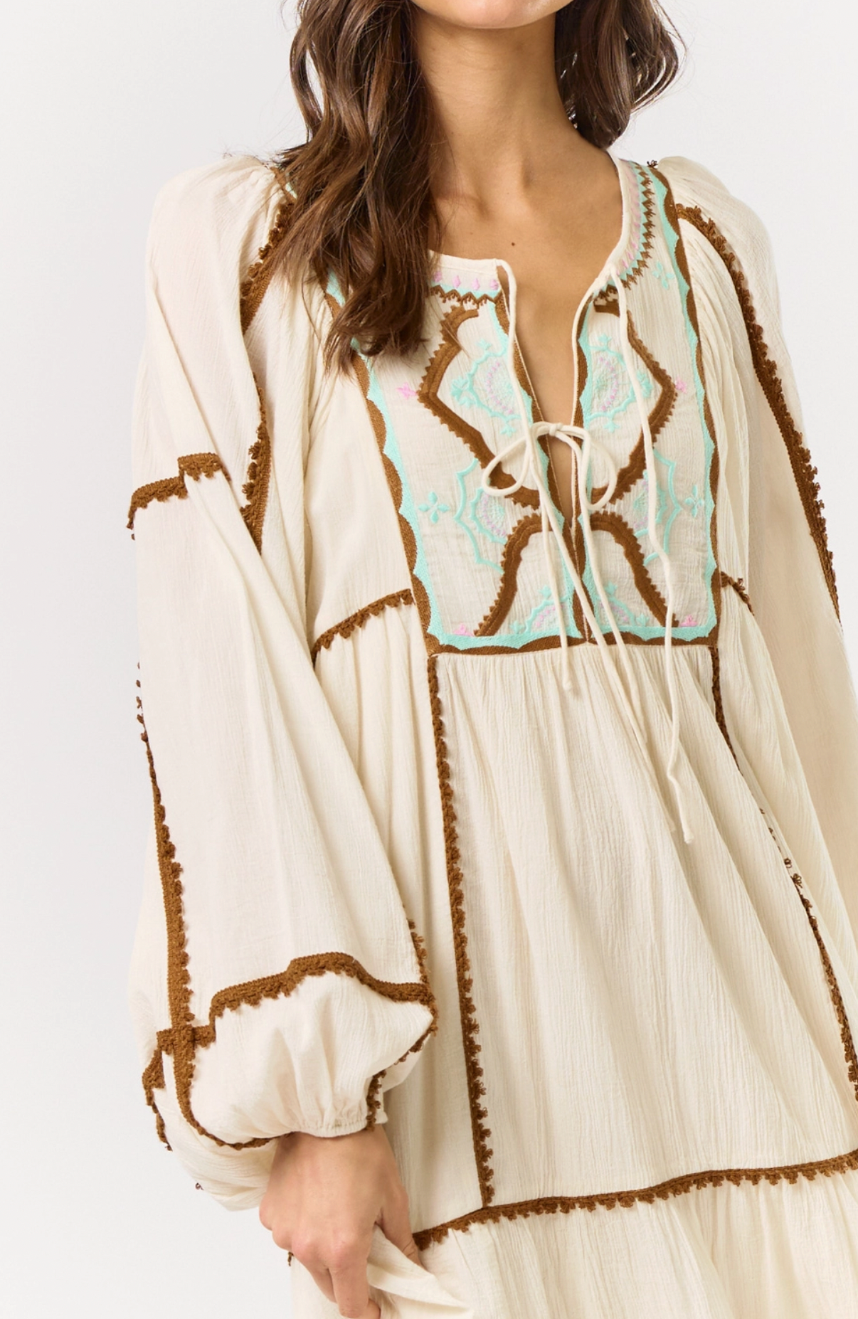 Solstice Embroidered Maxi Dress