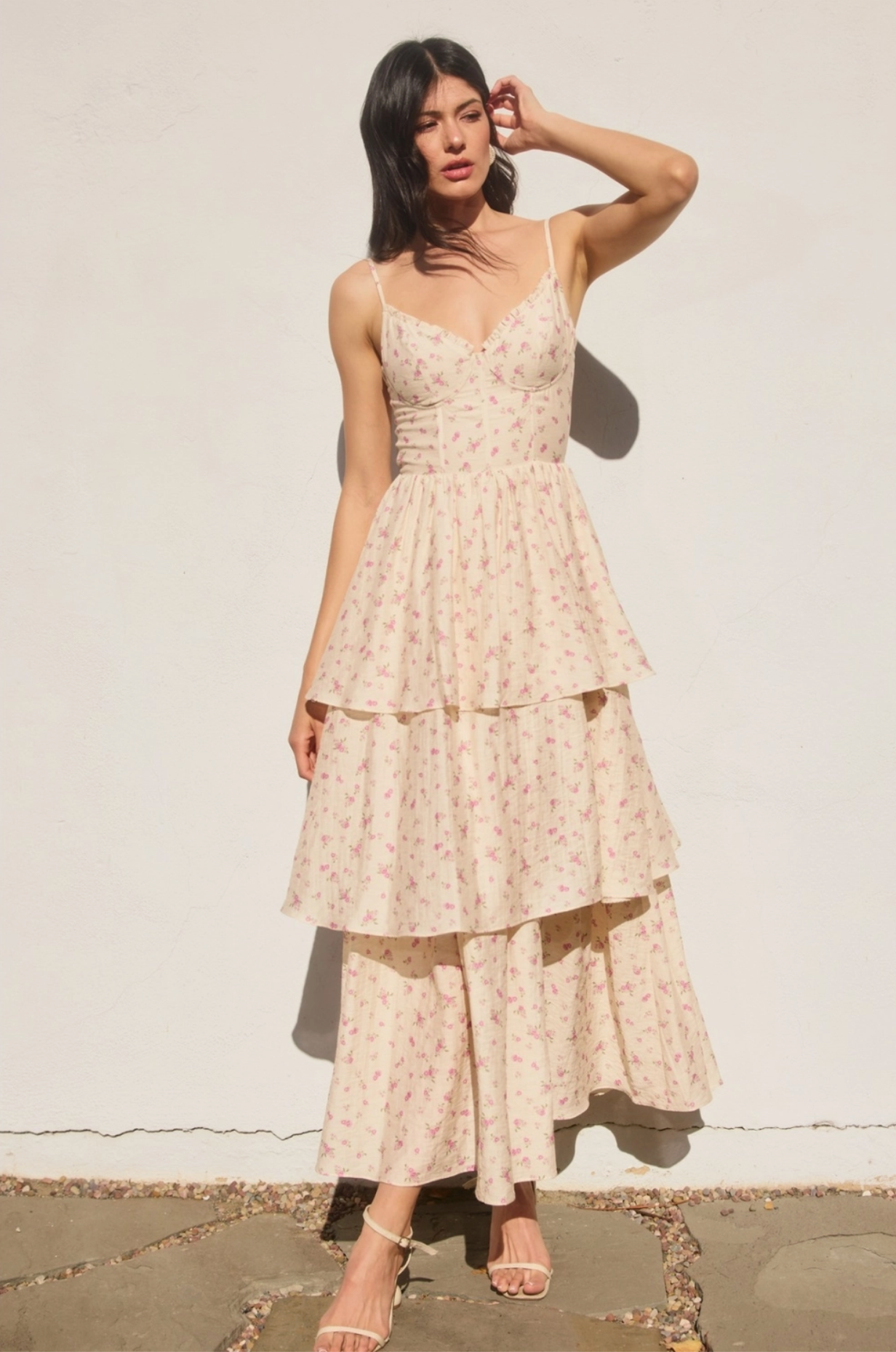 Girl Talk Corset Layered Dress