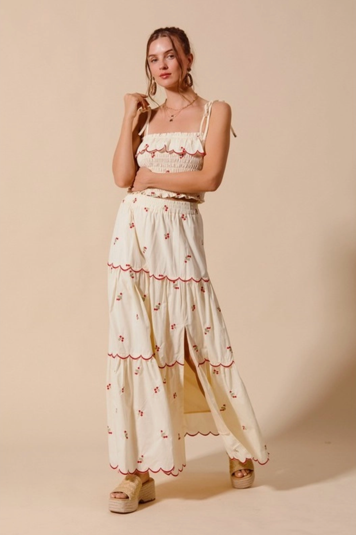 Garden Of Eden Skirt And Top Set