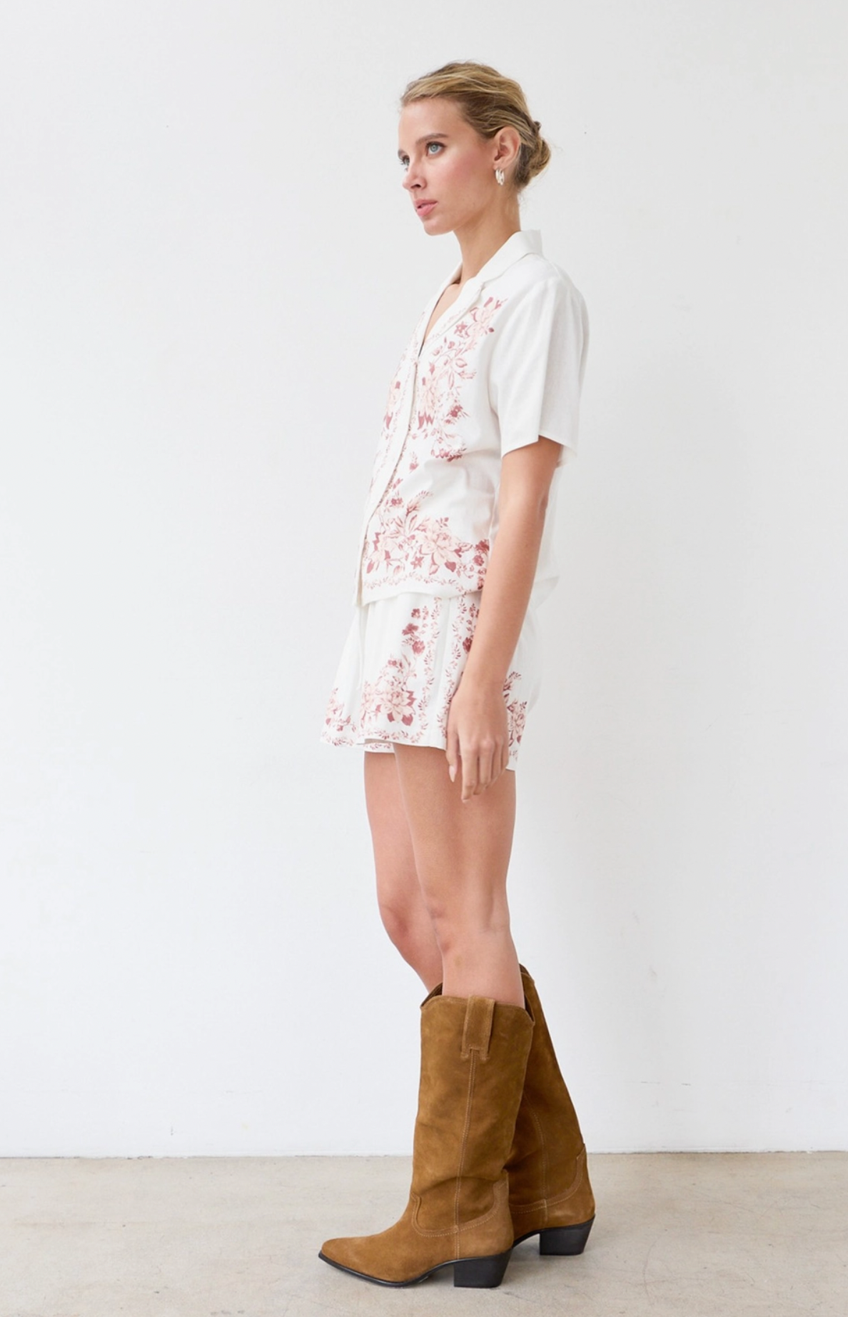 Rose Reverie Button-Up Shirt