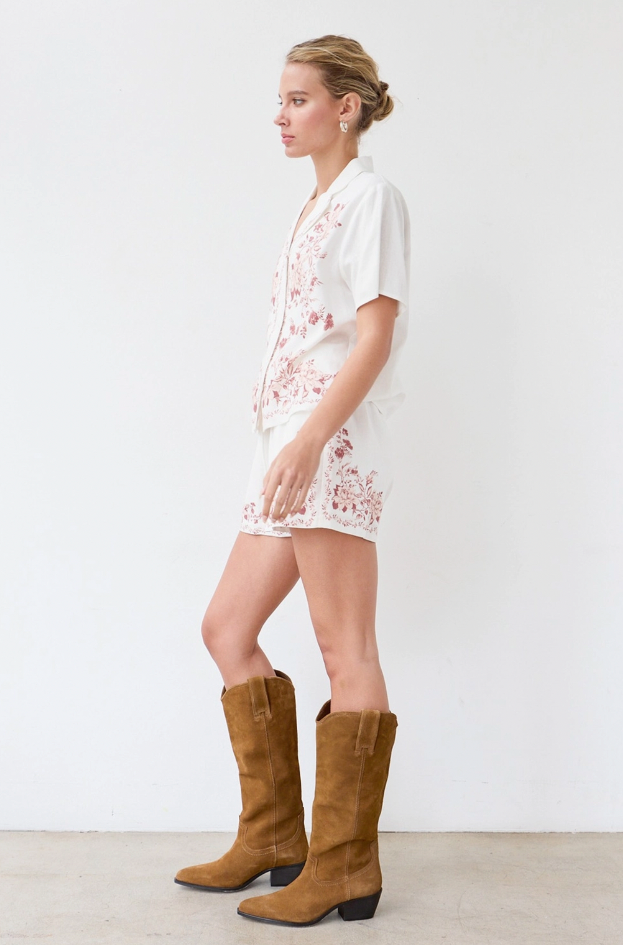 Rose Reverie Button-Up Shirt