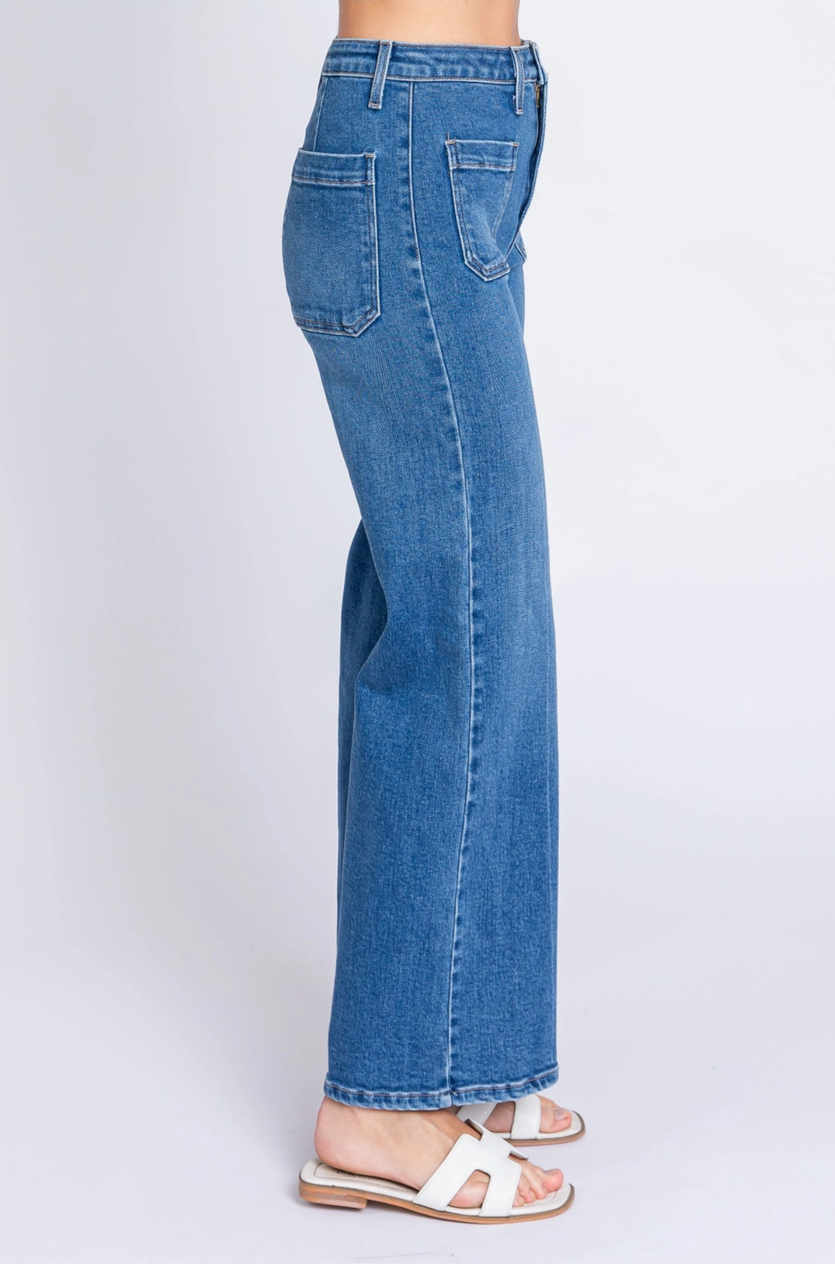 Medium Sailor Front Patch Pocket Jean