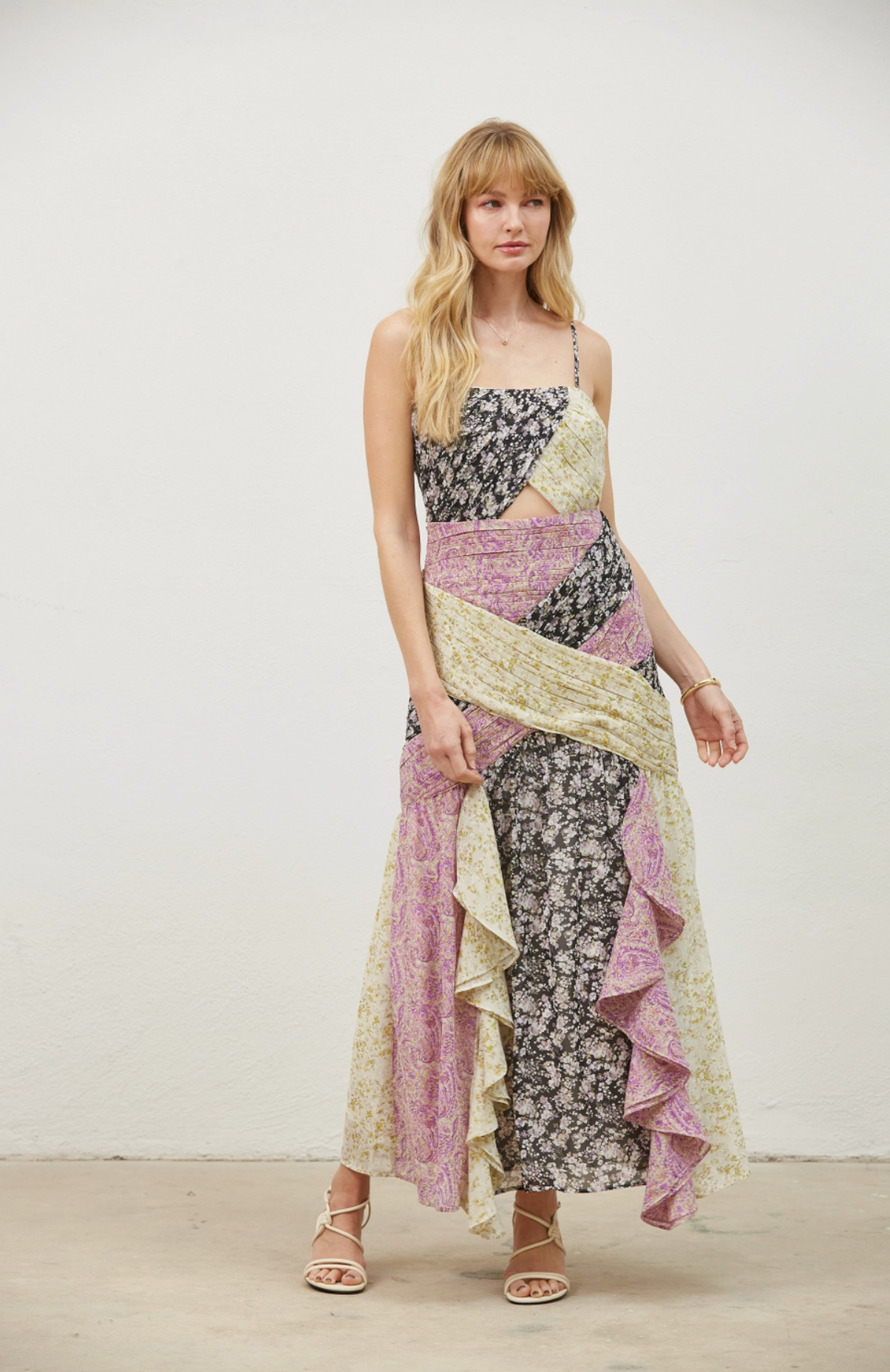 Gisele Mix Print Maxi Dress
