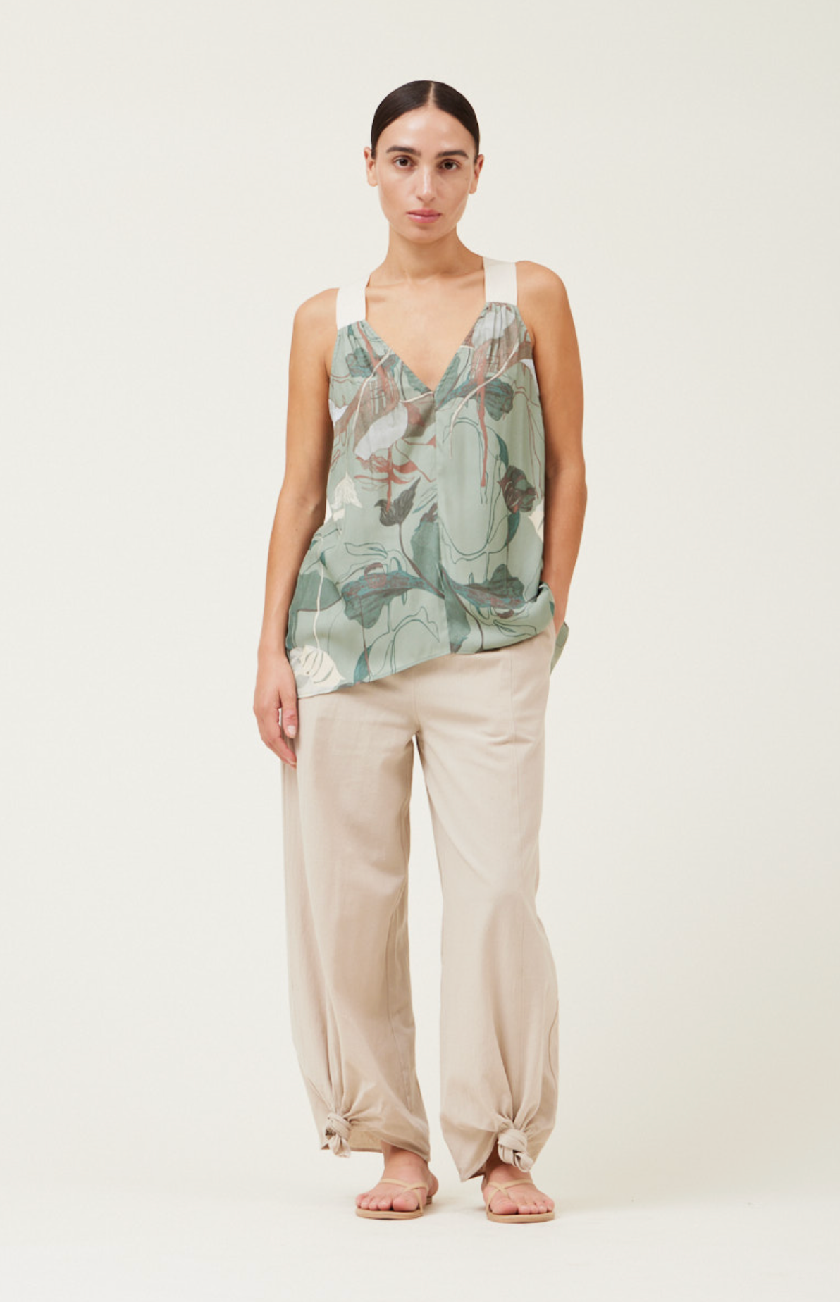 The Harper Tape Strap Top