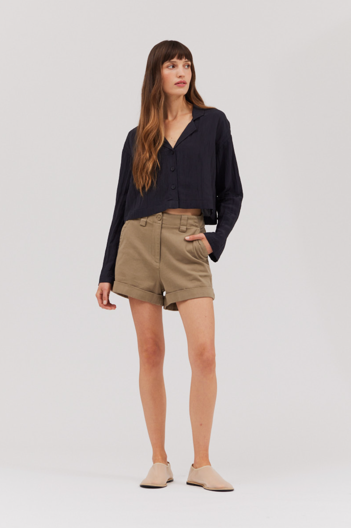 Sienna Cropped Shirt
