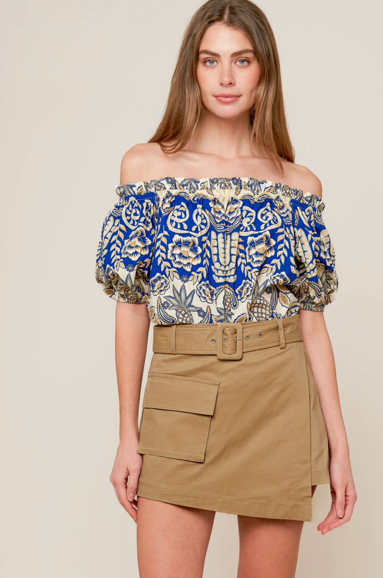 Royal Palms Blouse