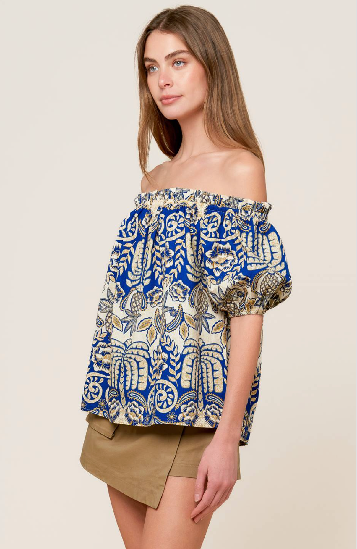 Royal Palms Blouse