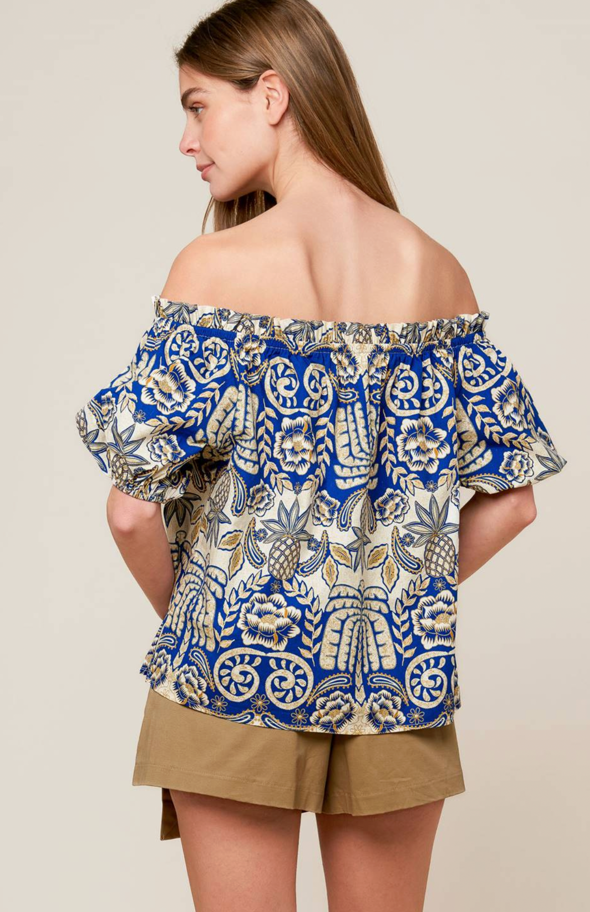 Royal Palms Blouse