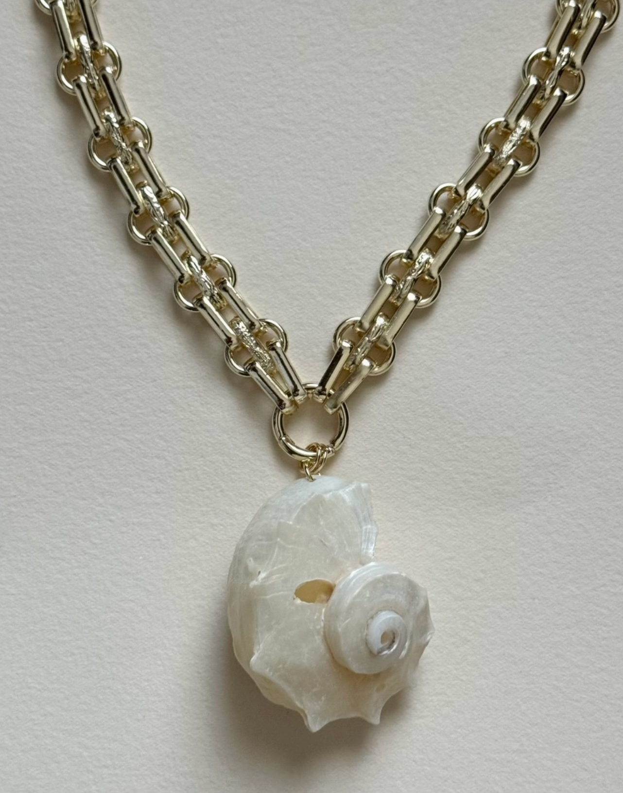 Golden Nautilus Necklace