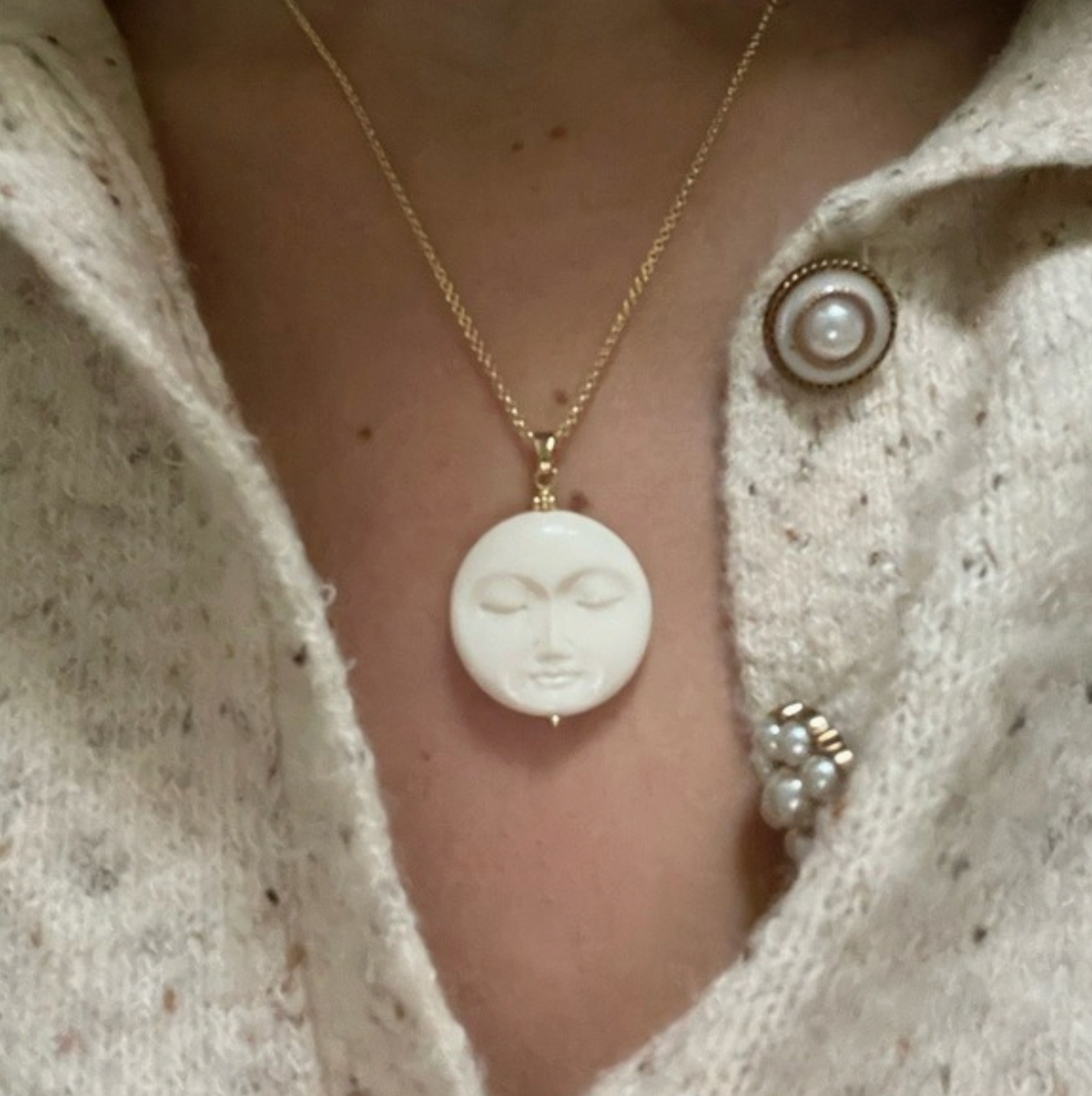 Large Moon Necklace