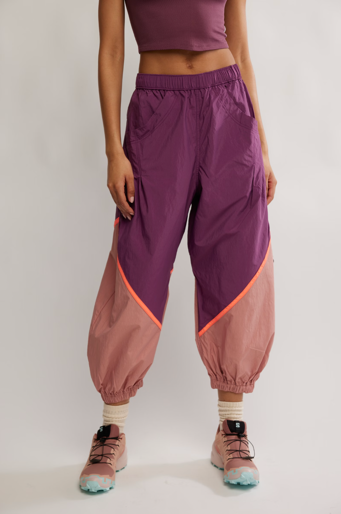 Freeflow Pant In Rose Wash By Free People