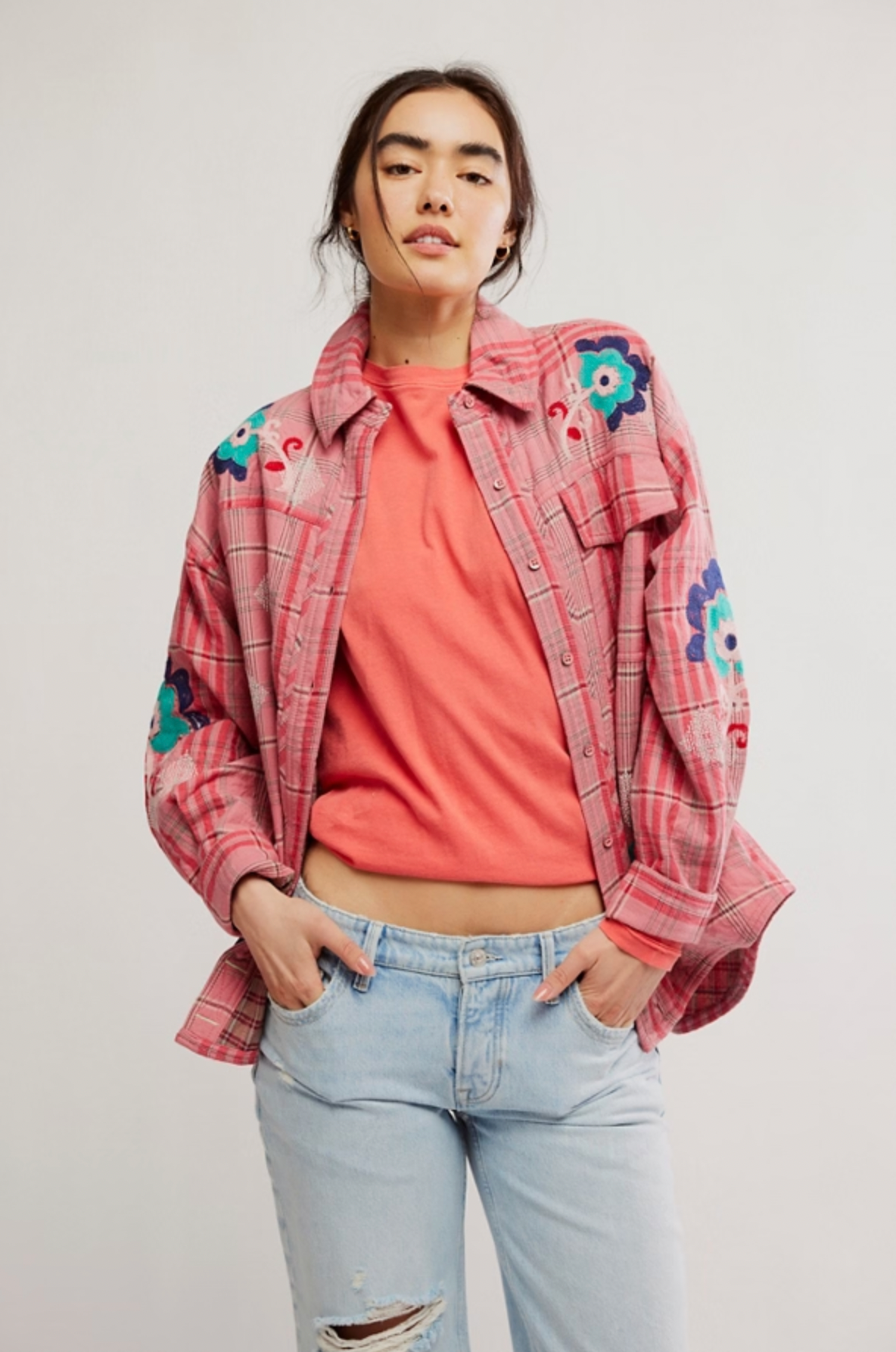 Embroidered Sashiko Shirt