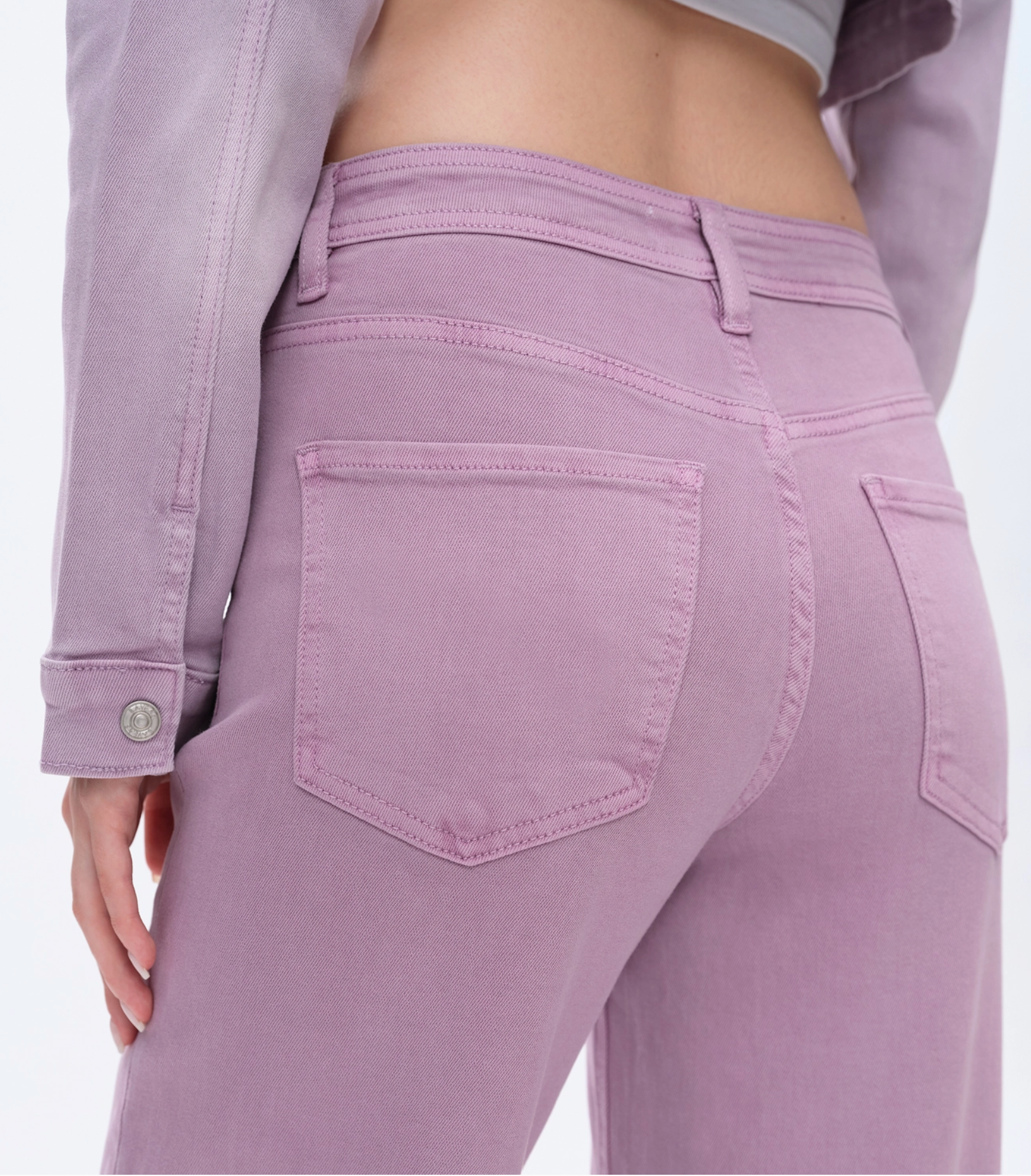Super Stretch Twill Pants – Purple