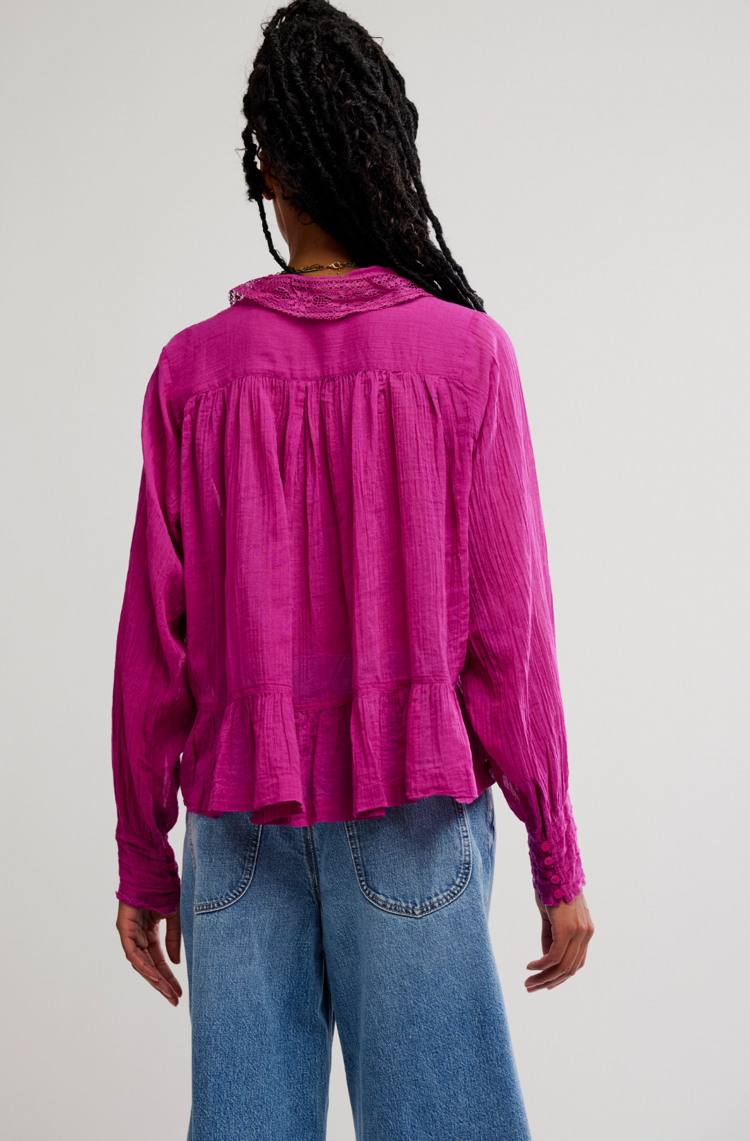 Elodie Blouse In Dragonfruit