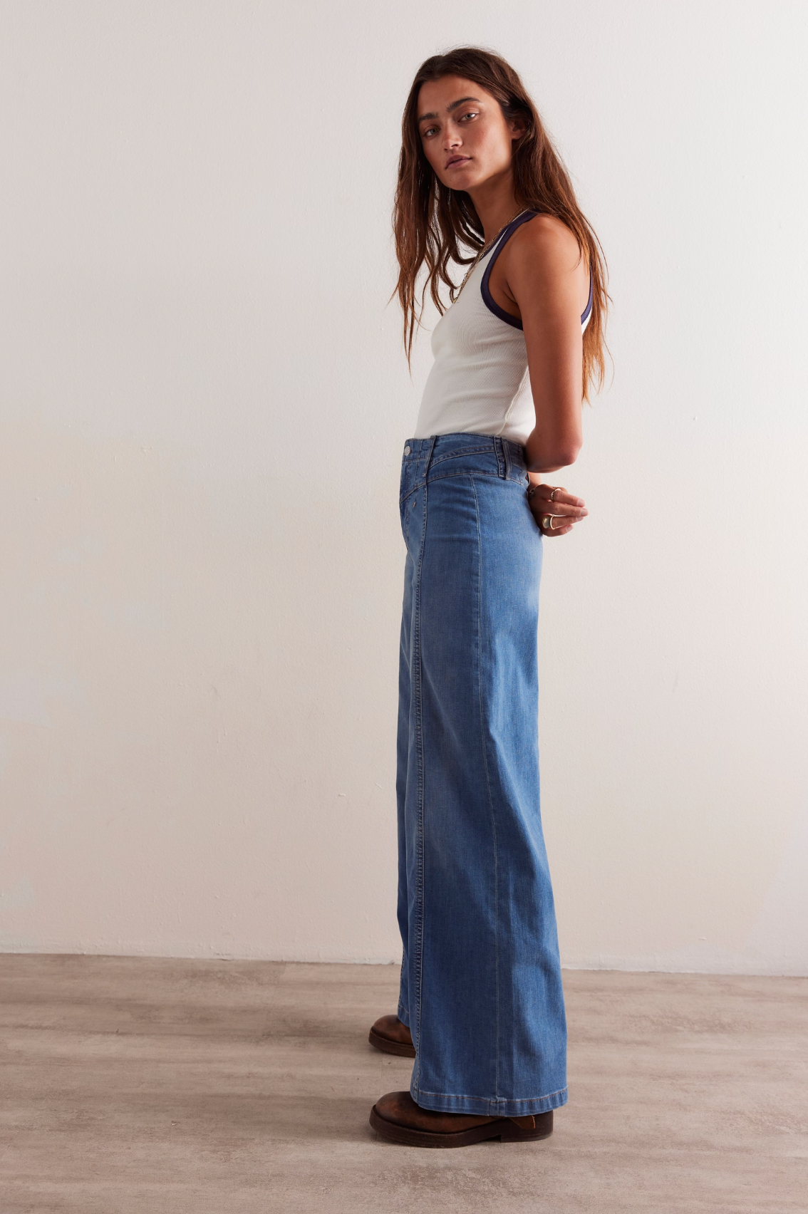 Libra Wide Leg Jean In Goodie Goodie
