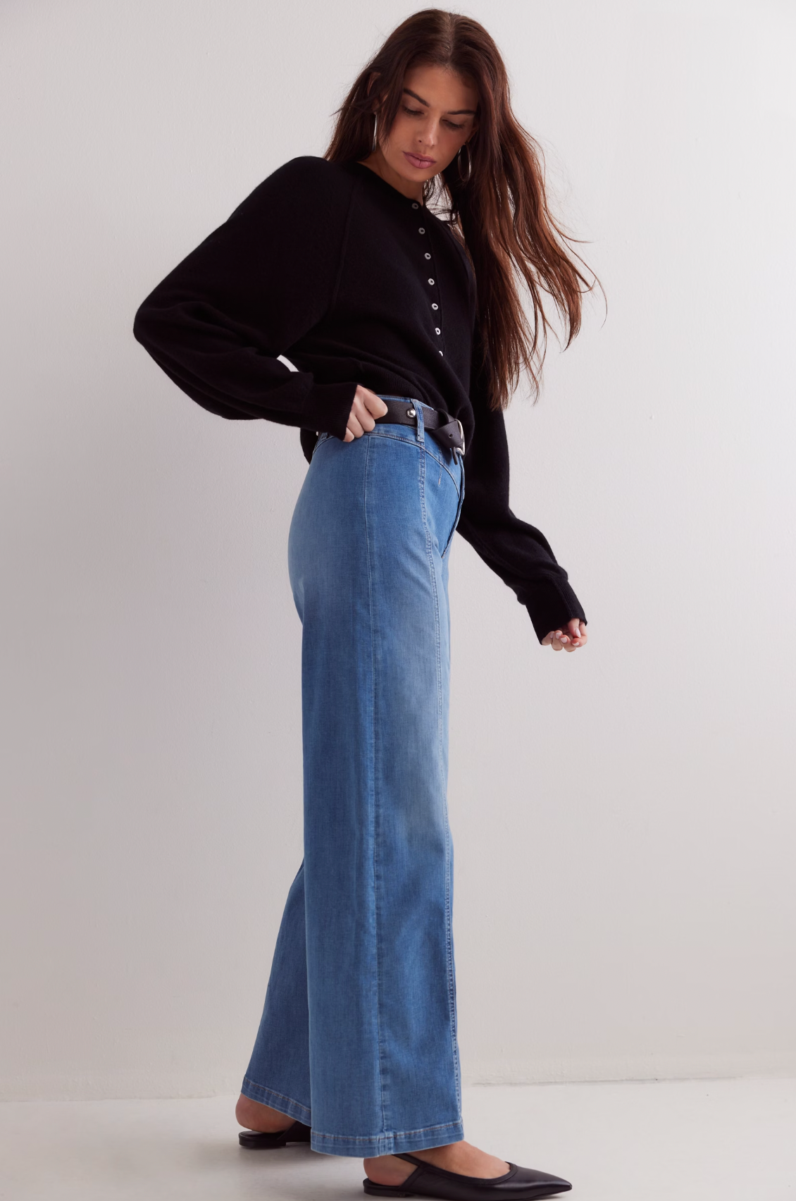 Libra Wide Leg Jean In Goodie Goodie