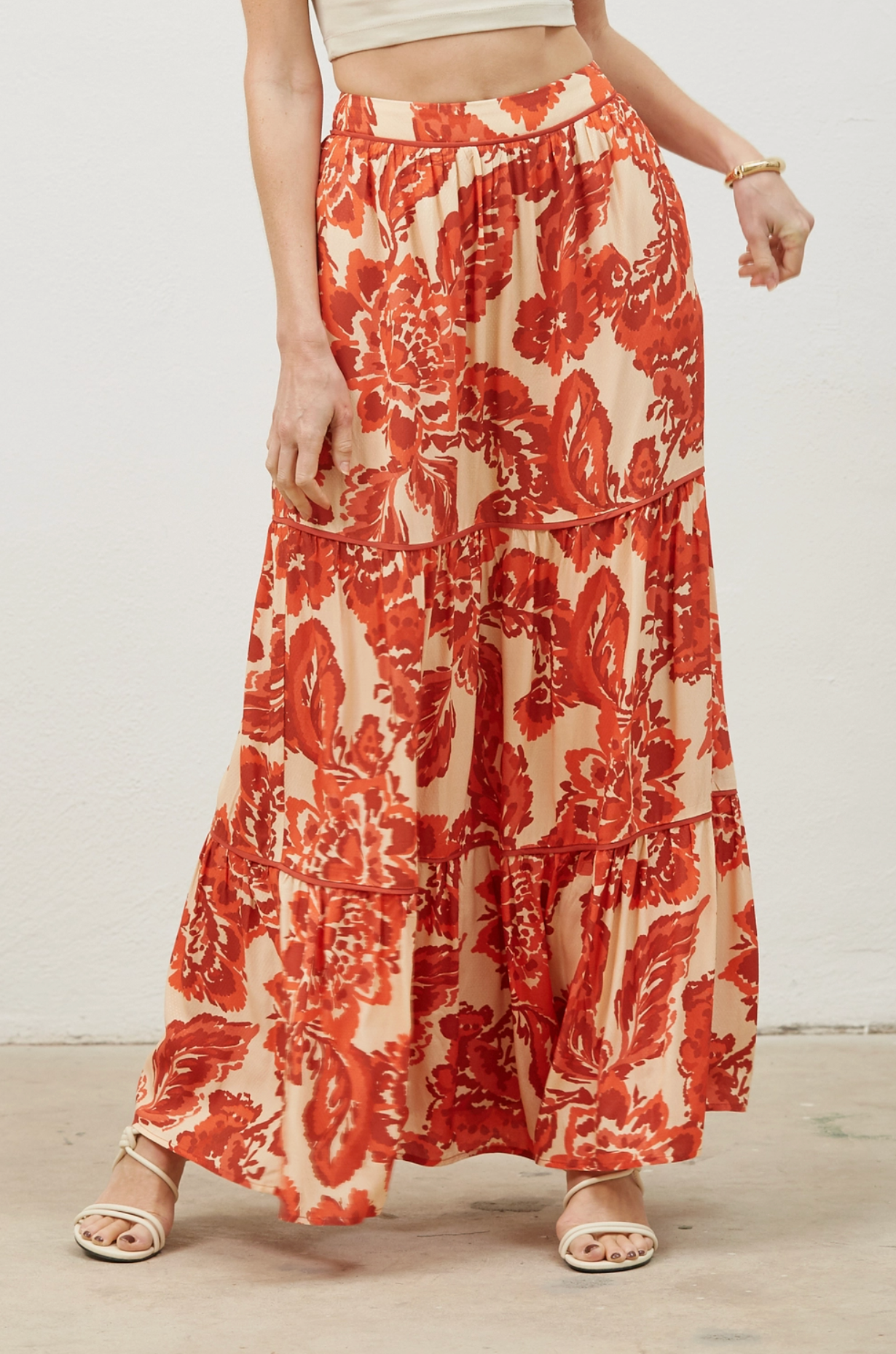 Mallory Tiered Maxi Skirt