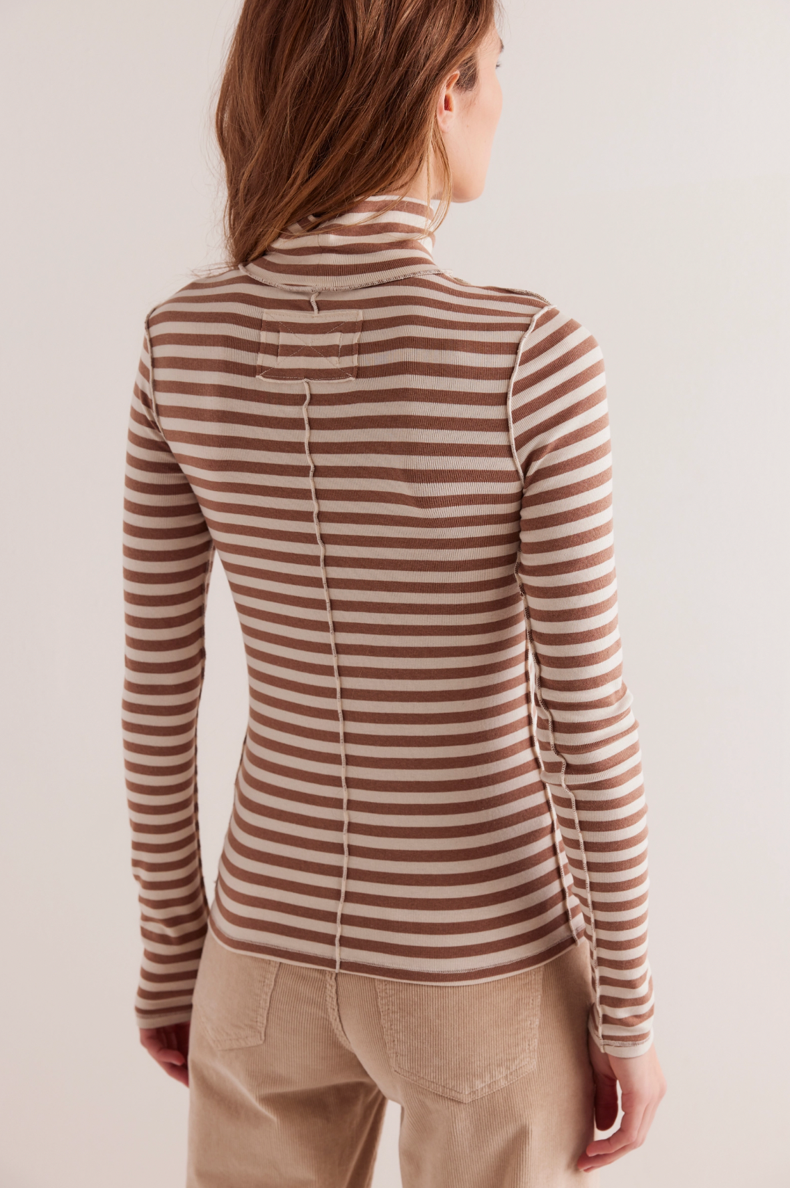 Good Good Turtle Stripe Top in Tea