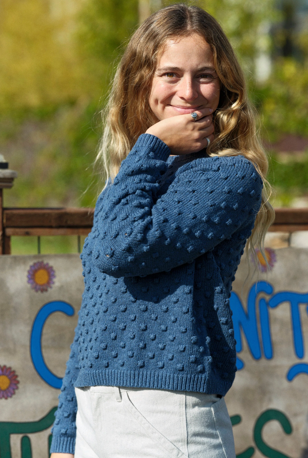 Pearl Sweater Blue