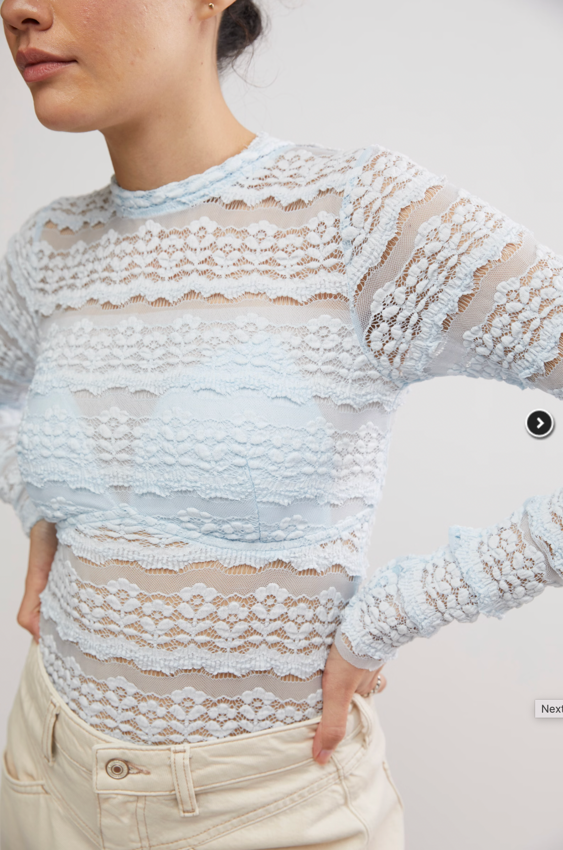 Angelina Bodysuit in Ice Water