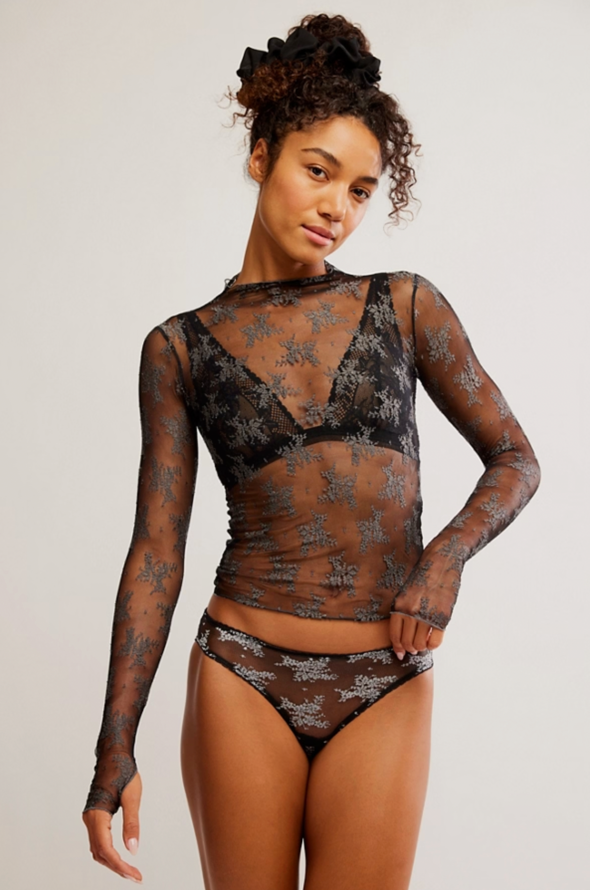 Two Tone Lady Lux Layering Top