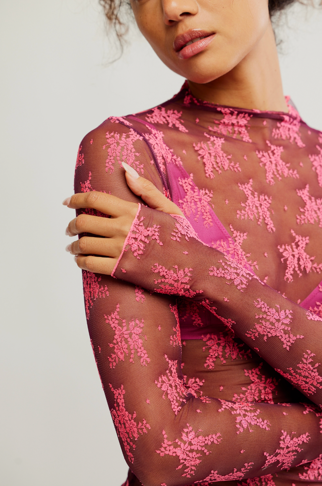 Two Tone Lady Lux Layering Top