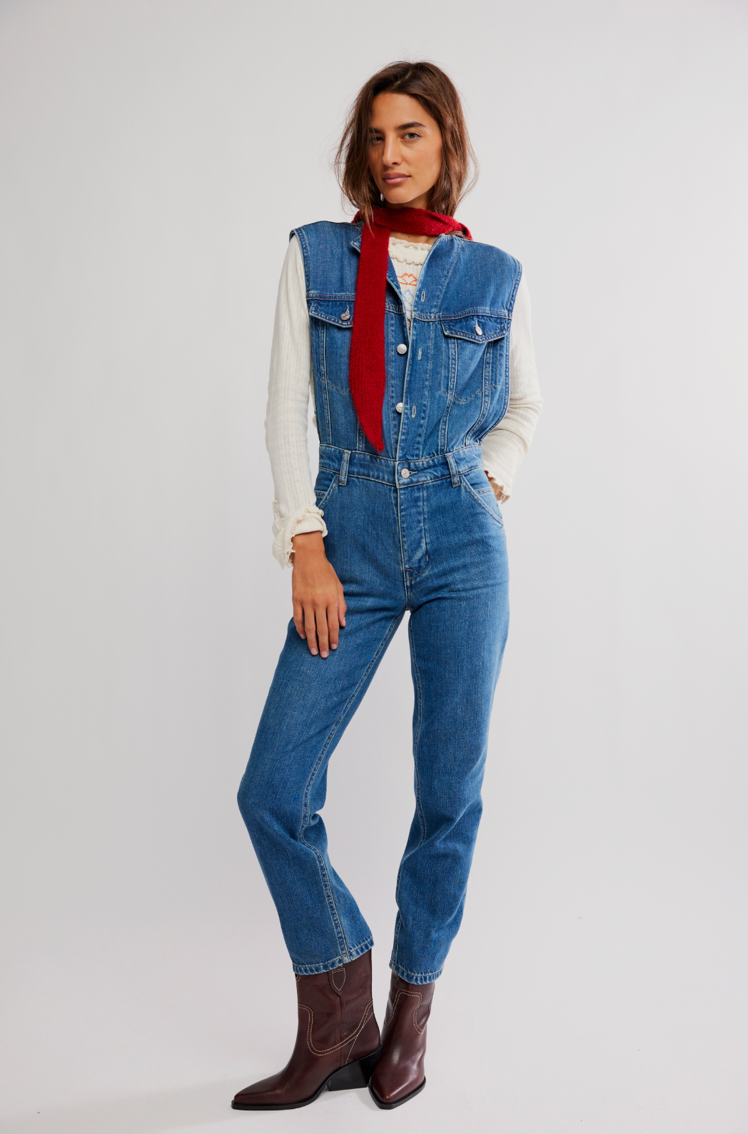 All You Need Denim Coveralls