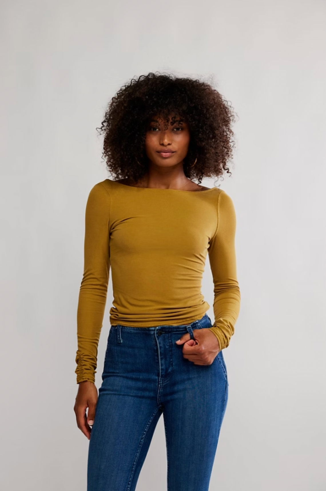 The Riley Tee in Dried Tobacco