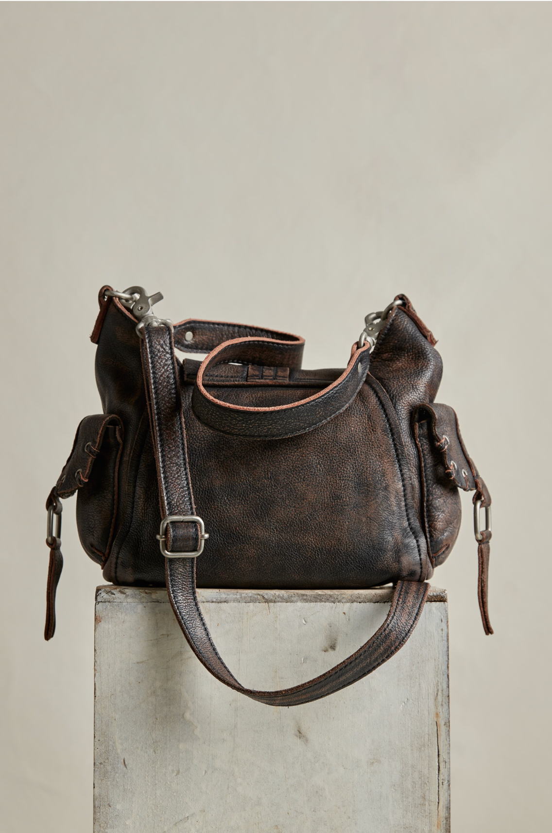 Baby Leigh Bag in Aged Graphite