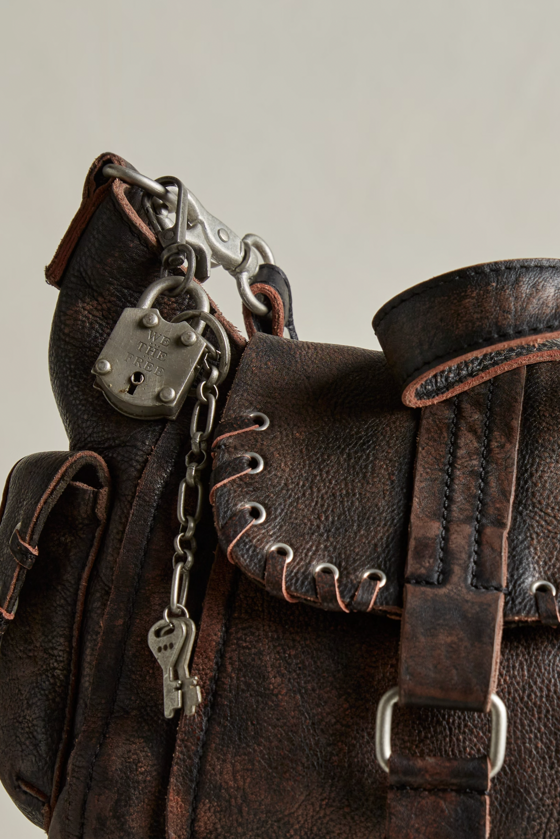 Baby Leigh Bag in Aged Graphite