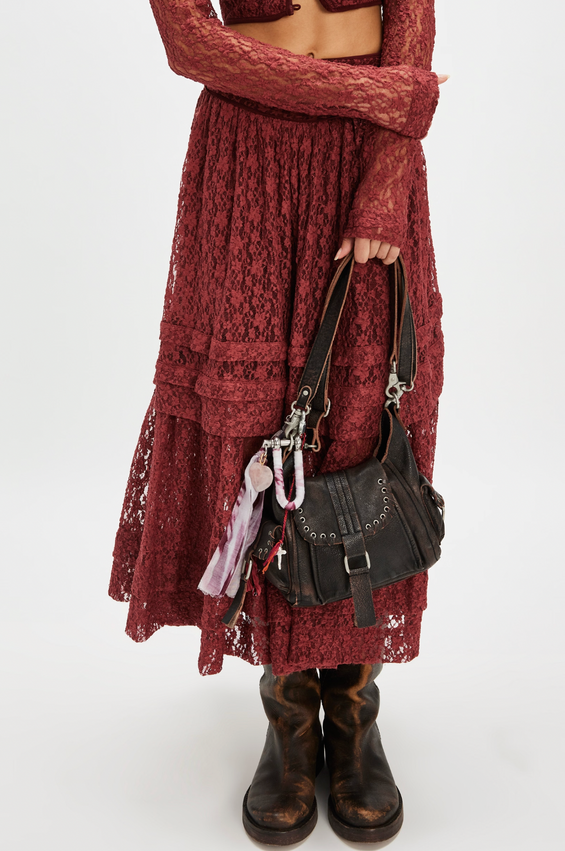 Baby Leigh Bag in Aged Graphite