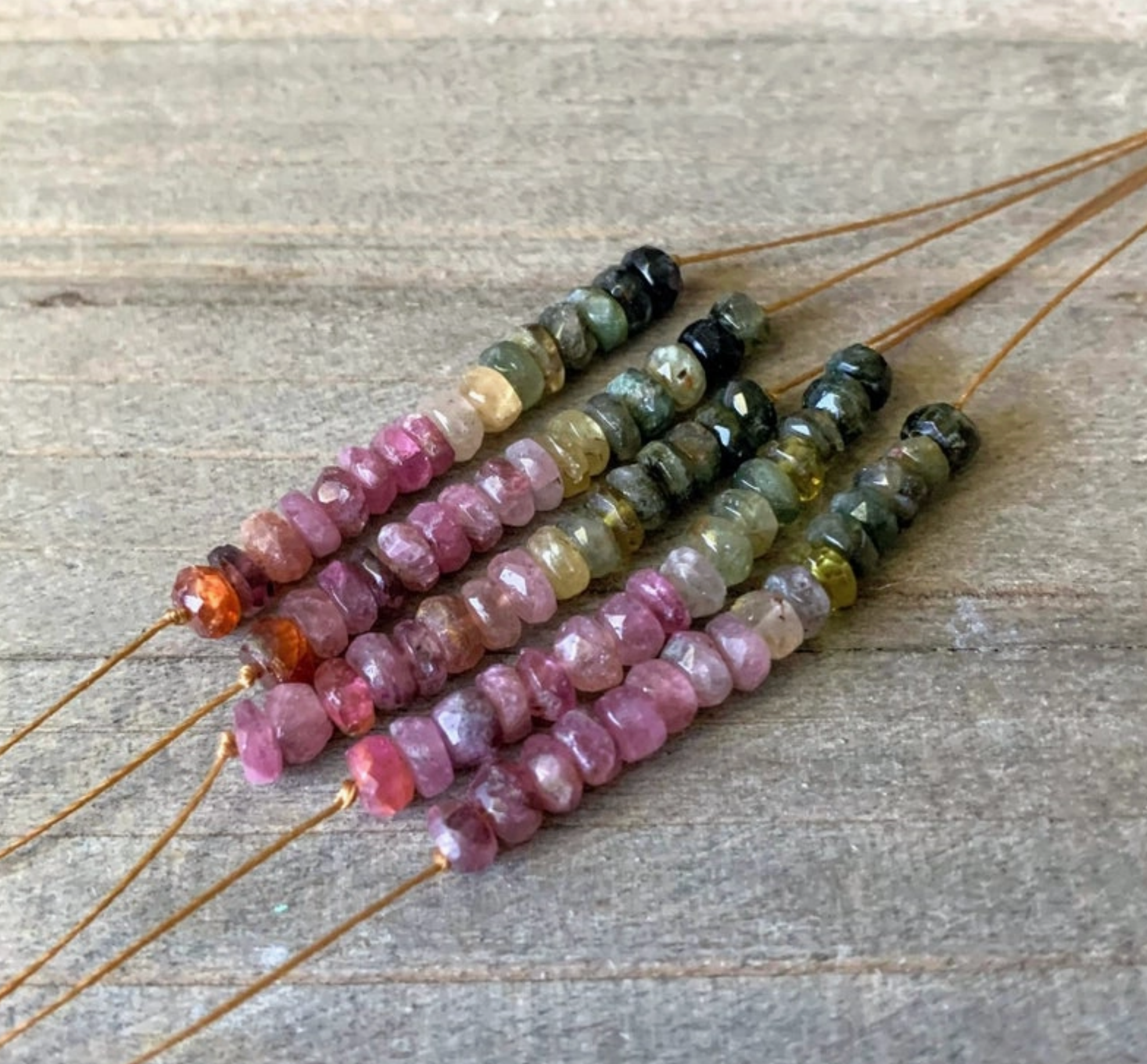 Watermelon Tourmaline Necklace By Merelani Designs