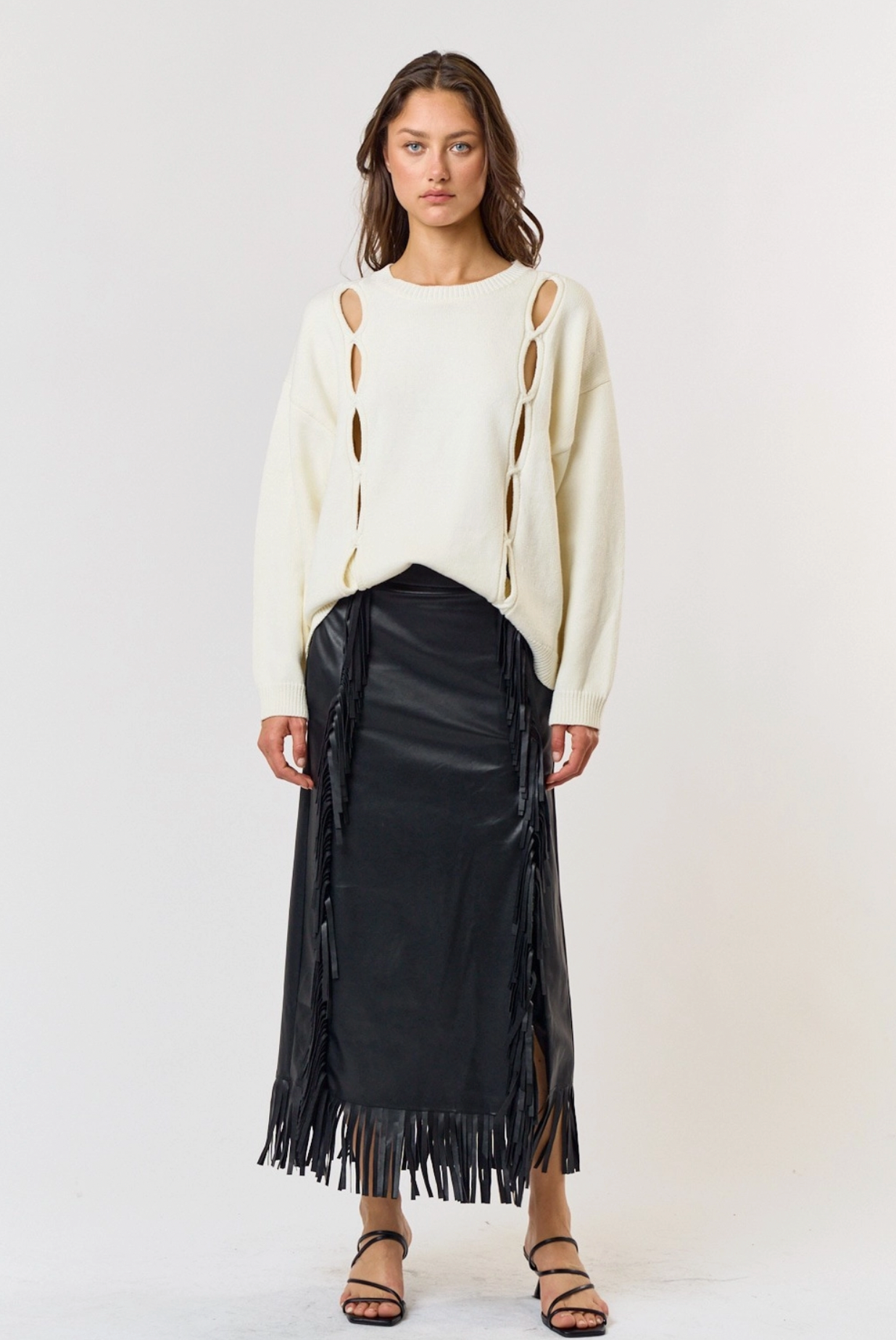 The Bold Cutout Knit Sweater