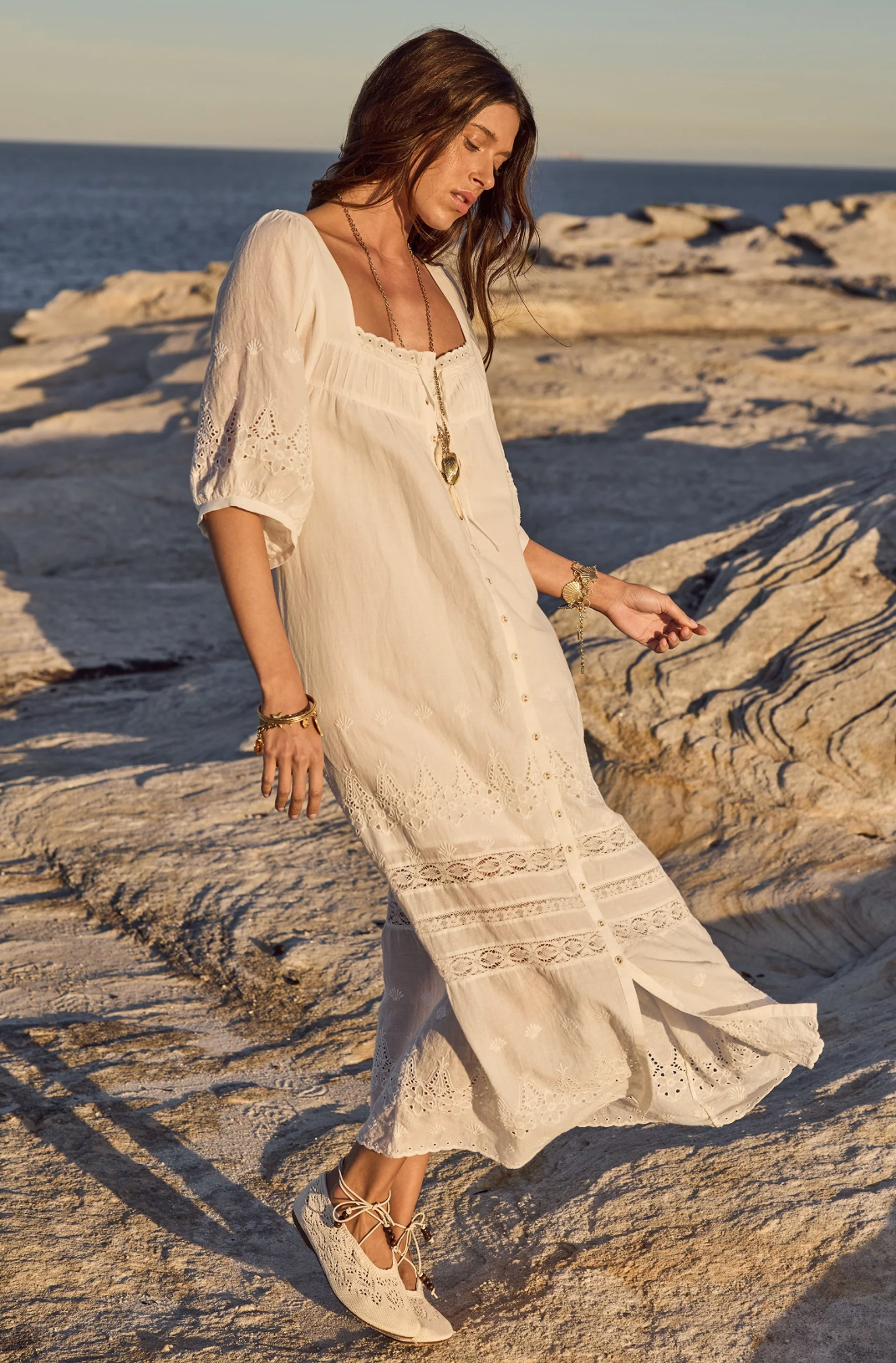 Maiden Lace Midi Dress