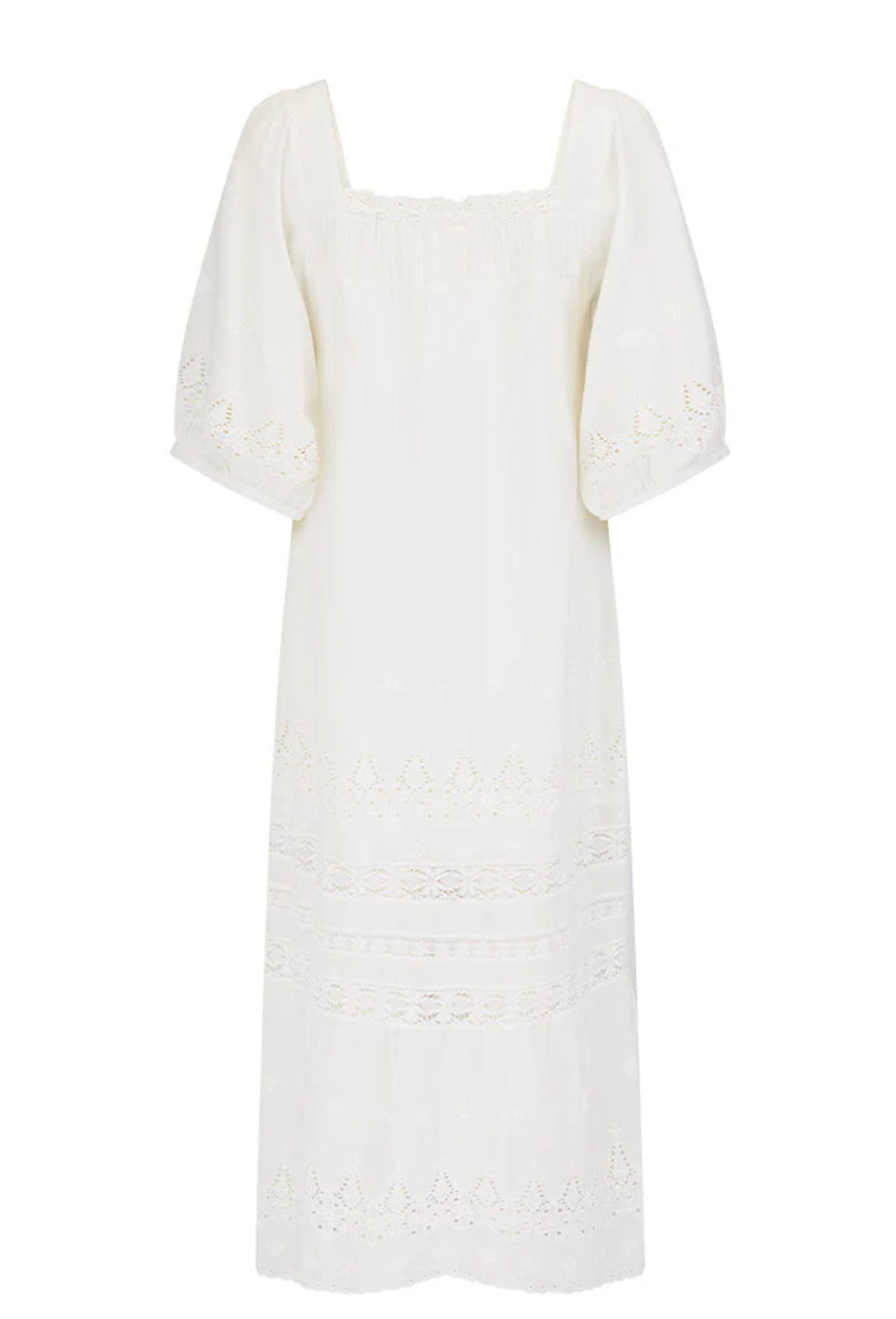 Maiden Lace Midi Dress