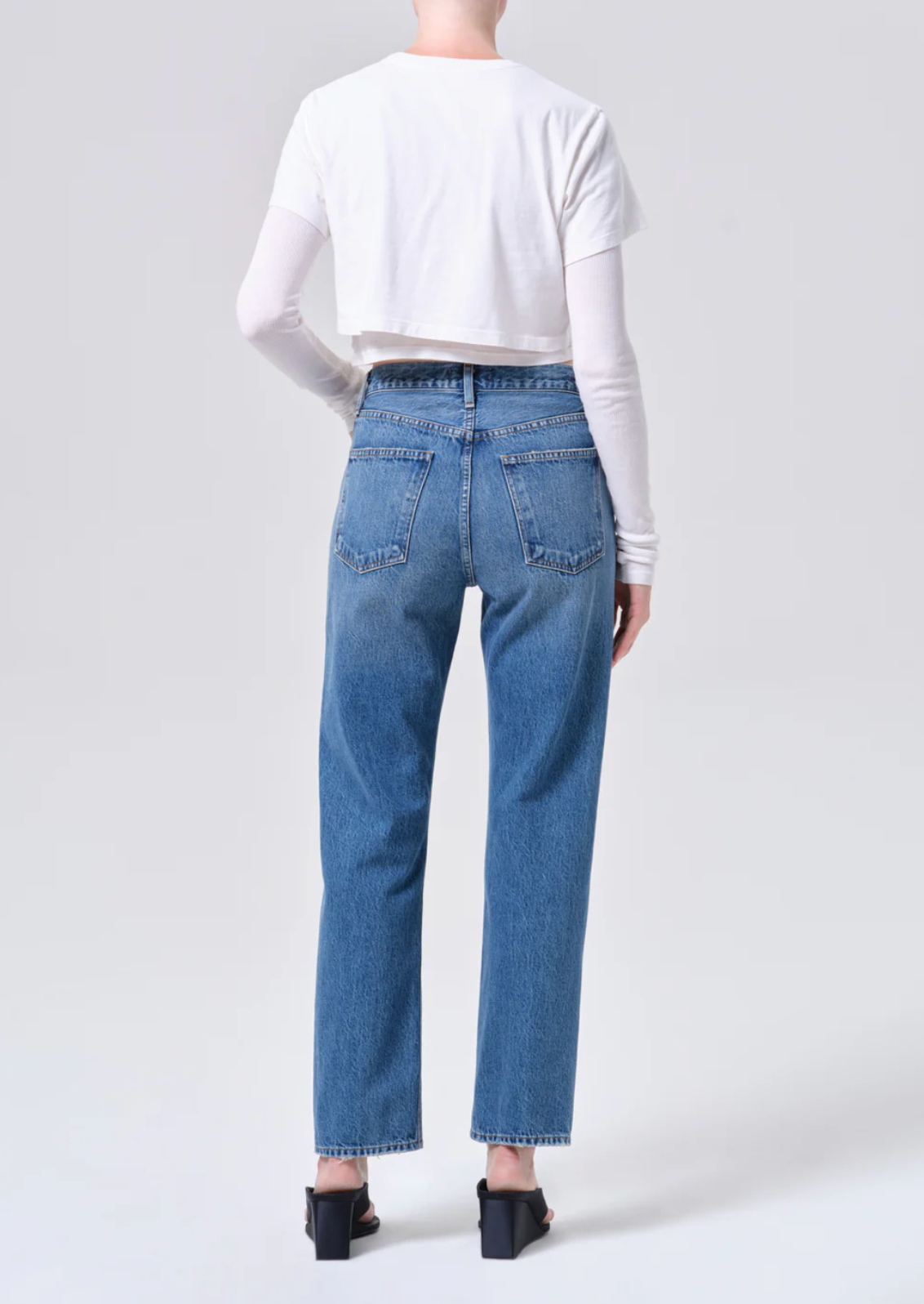 90's Pinch Waist High Rise Straight in Circulate
