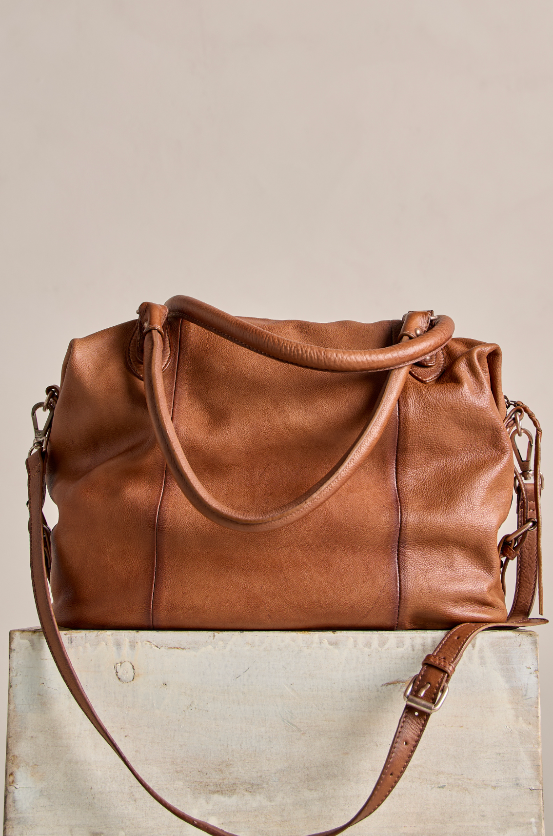 We The Free Emerson Tote Bag in Cognac