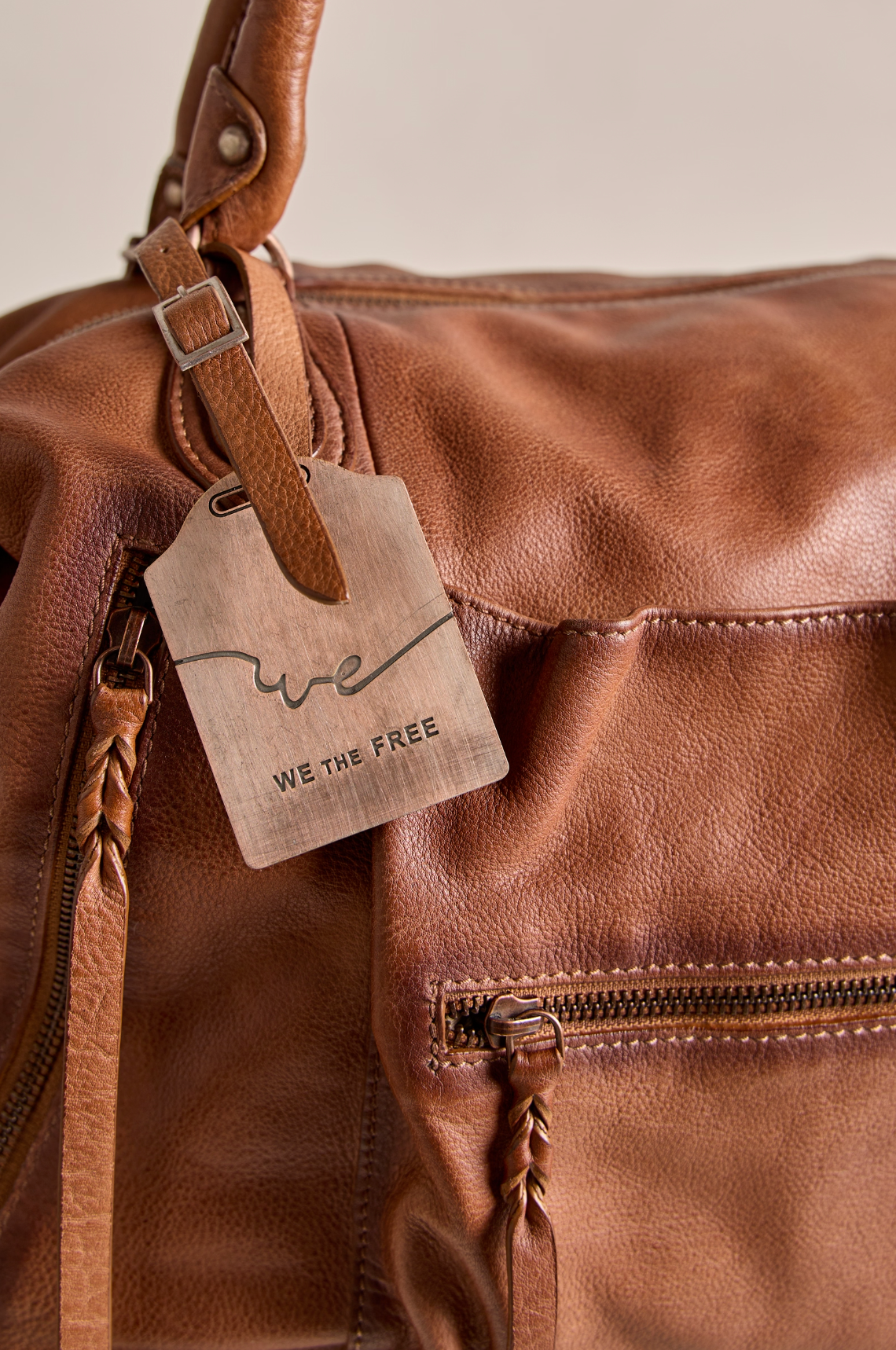 We The Free Emerson Tote Bag in Cognac