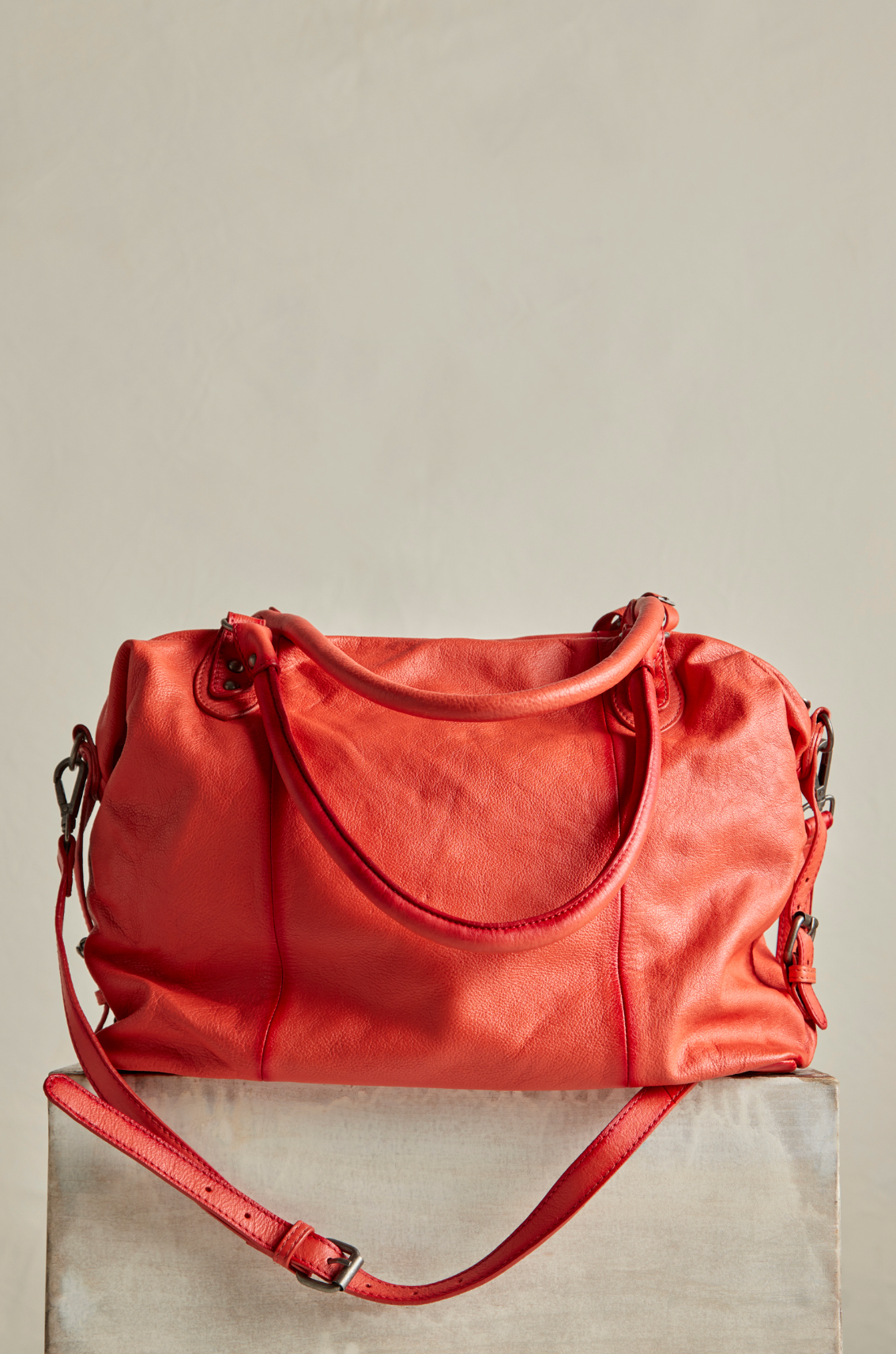 We The Free Emerson Tote Bag in Rusty Red