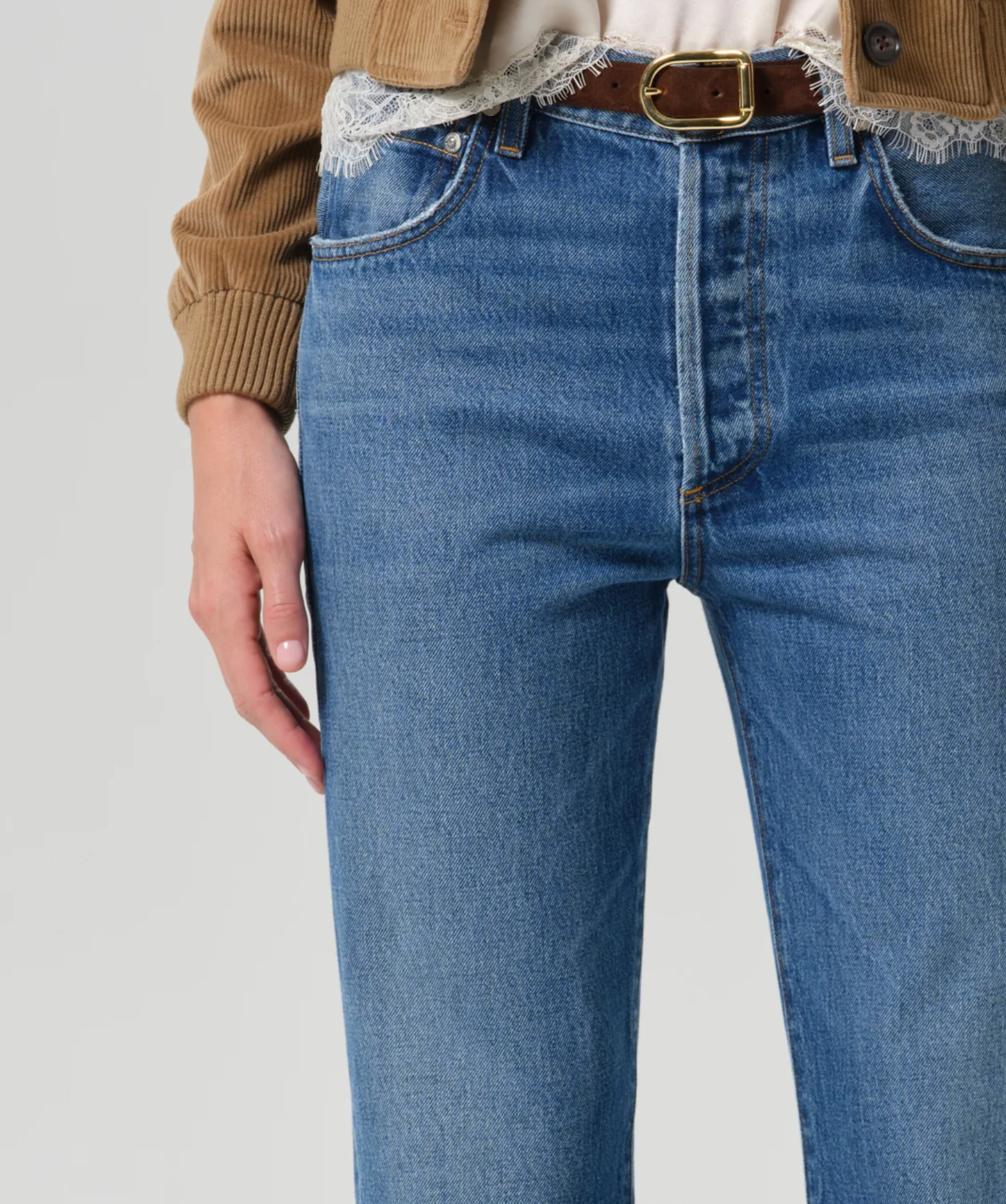 Citizens of Humanity 90's High Rise Straight Jean – Pastis