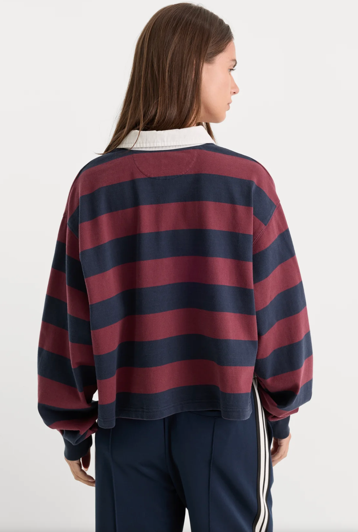 the cropped rugby polo